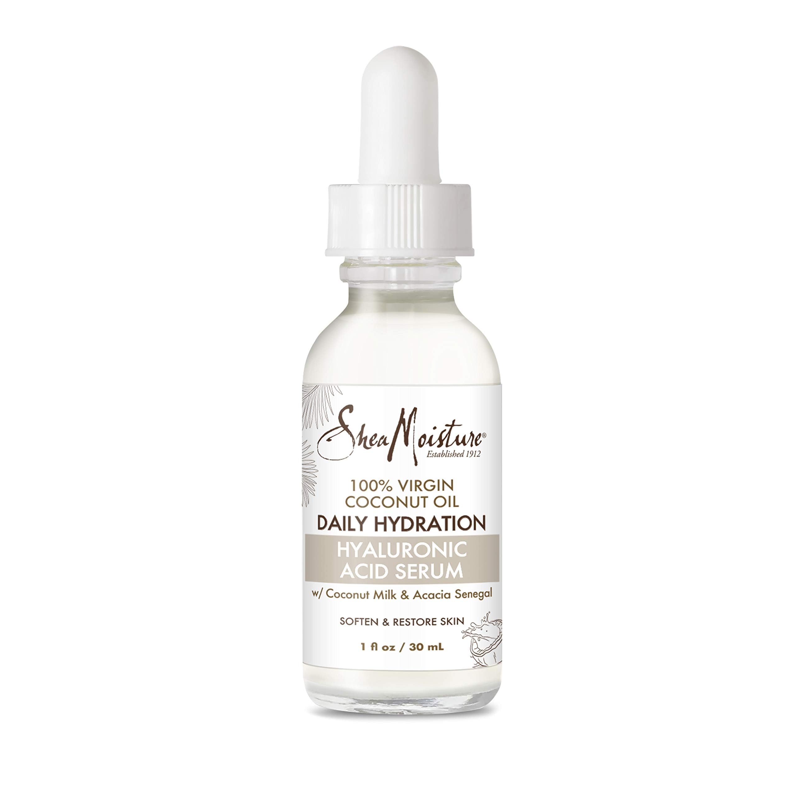 Serum Sheamoisture, Ácido Hialurónico, 30 Ml, Piel Seca, Coco Virgen - Venta Internacional.