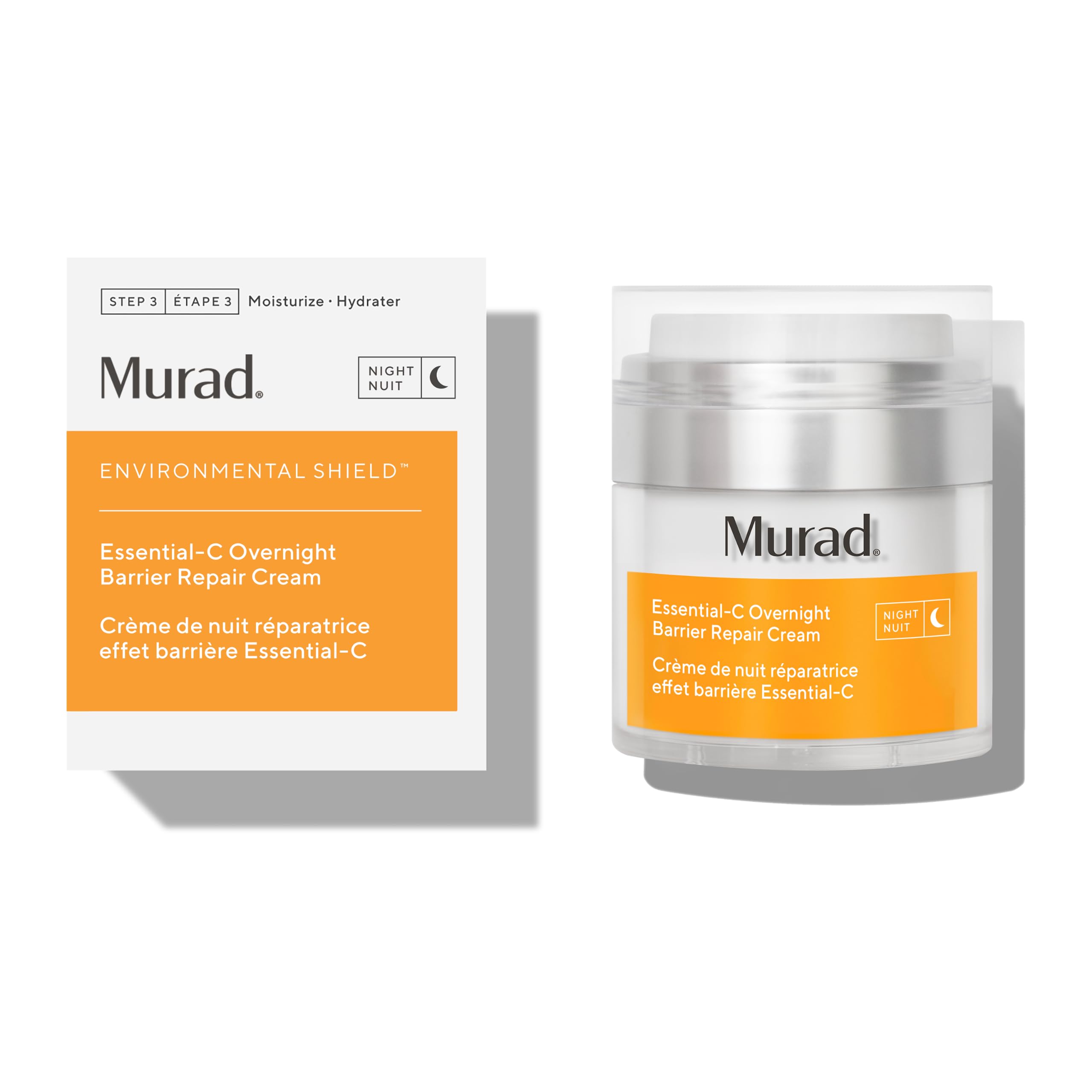 Crema Hidratante Murad Essential-c Overnight Barrier Repair 50 Ml - Venta Internacional.