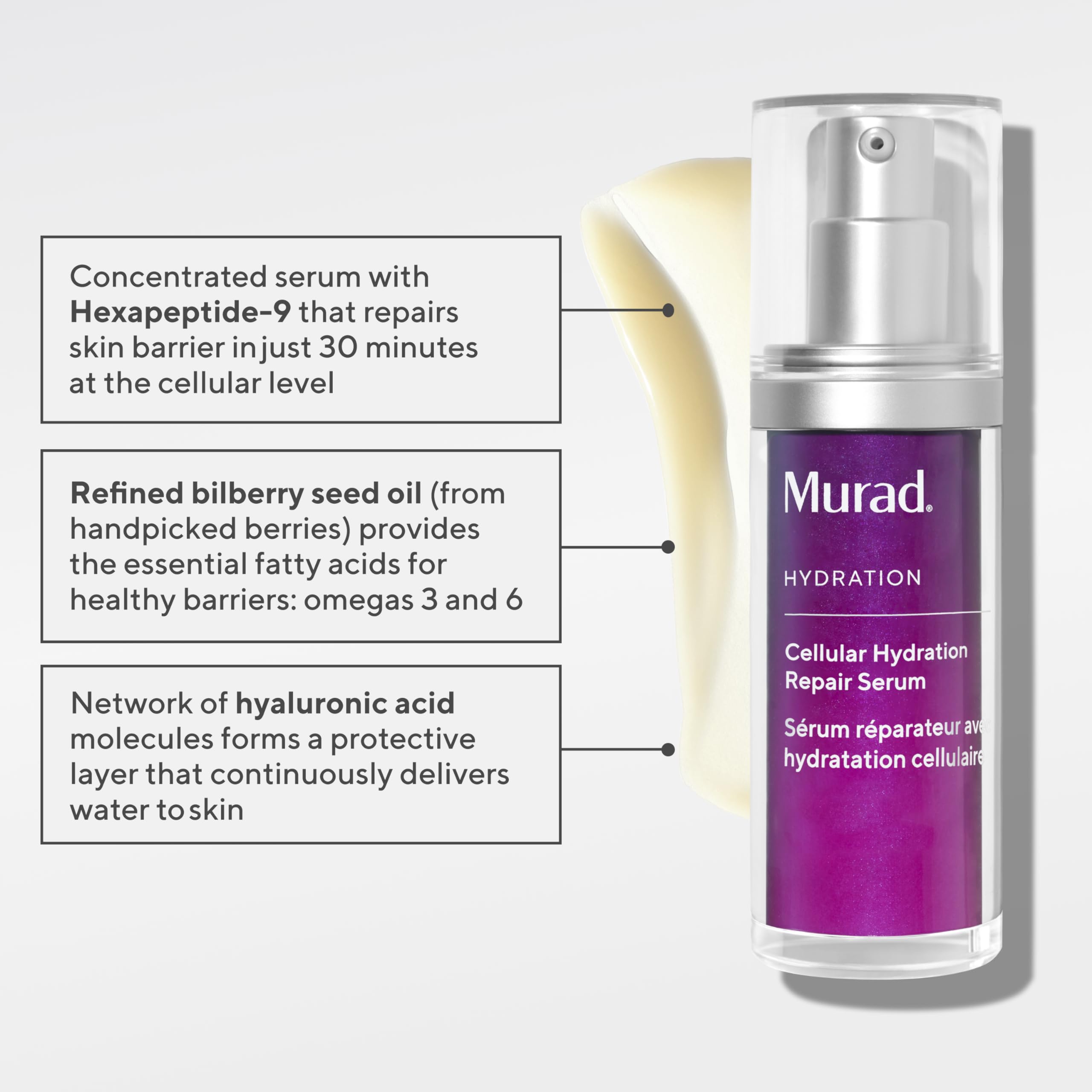 Foto 3 pulgar | Suero Reparador Murad Cellular Hydration 30 Ml - Venta Internacional