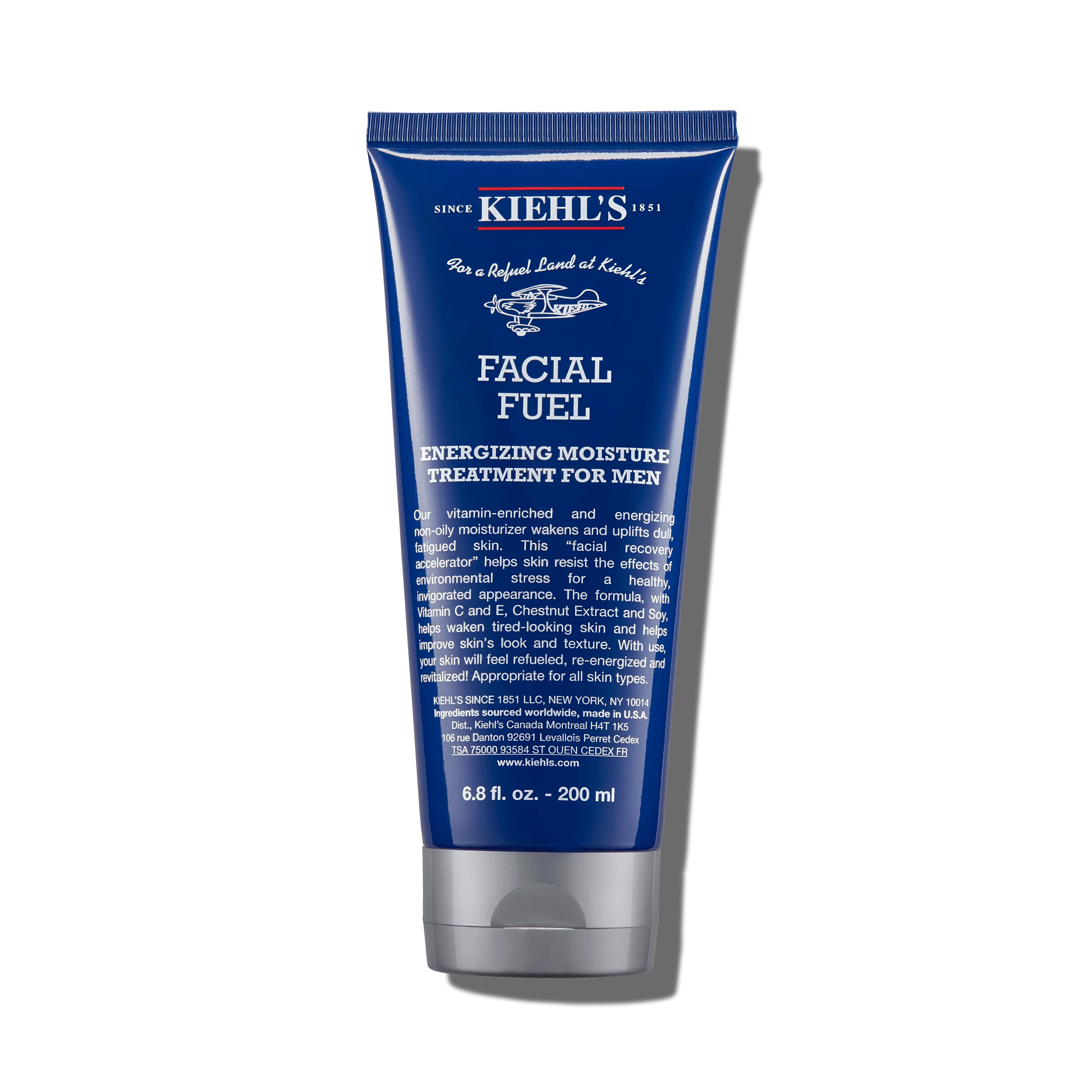 Crema Hidratante Kiehl's Facial Fuel Para Hombre Con Vitamina C, 200 Ml - Venta Internacional.