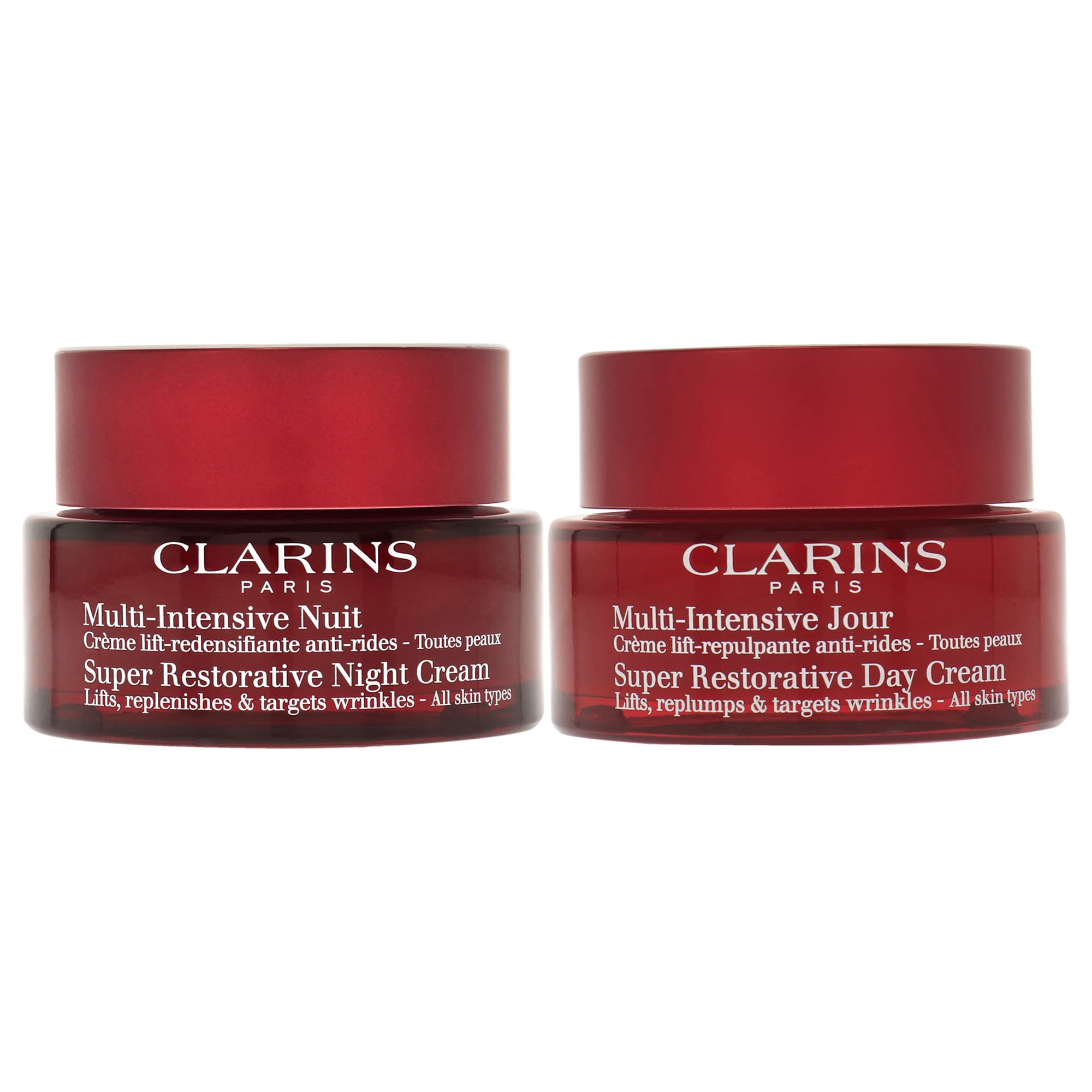 Foto 3 pulgar | Skincare Set Clarins Super Restorative Day Cream Night Cream - Venta Internacional.