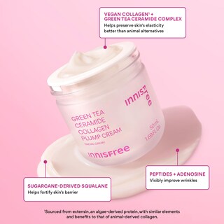Foto 2 | Crema Hidratante Sin Té Verde, Ceramida Y Colágeno Plump Crea - Venta Internacional.