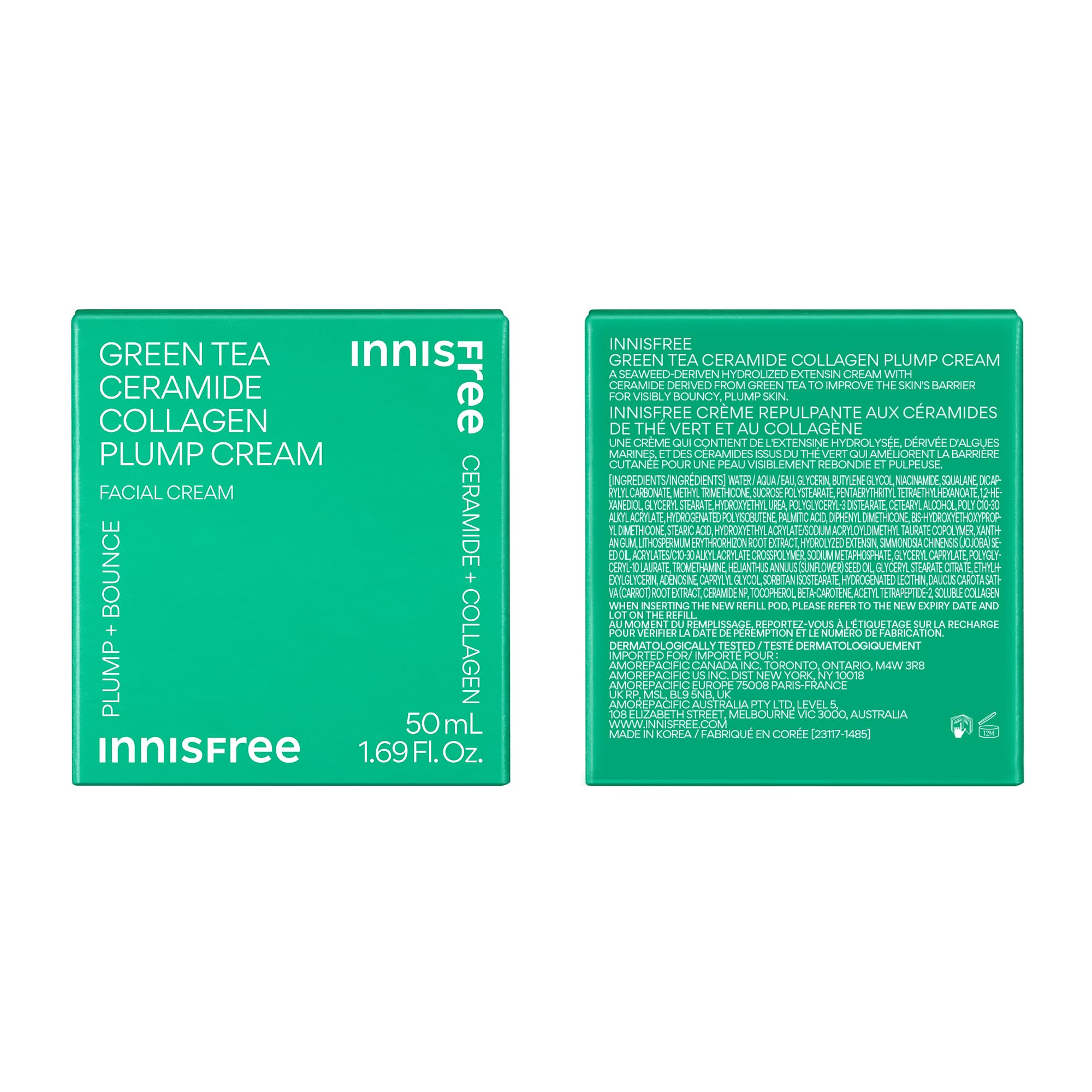Foto 8 pulgar | Crema Hidratante Sin Té Verde, Ceramida Y Colágeno Plump Crea - Venta Internacional.