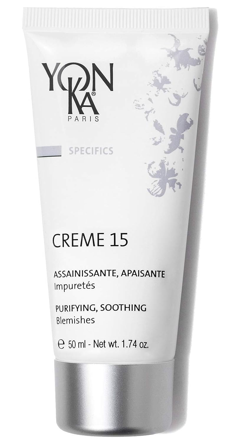 Tratamiento Yonka Creme 15, Purificante Y Calmante Para Imperfecciones, 50 Ml - Venta Internacional.