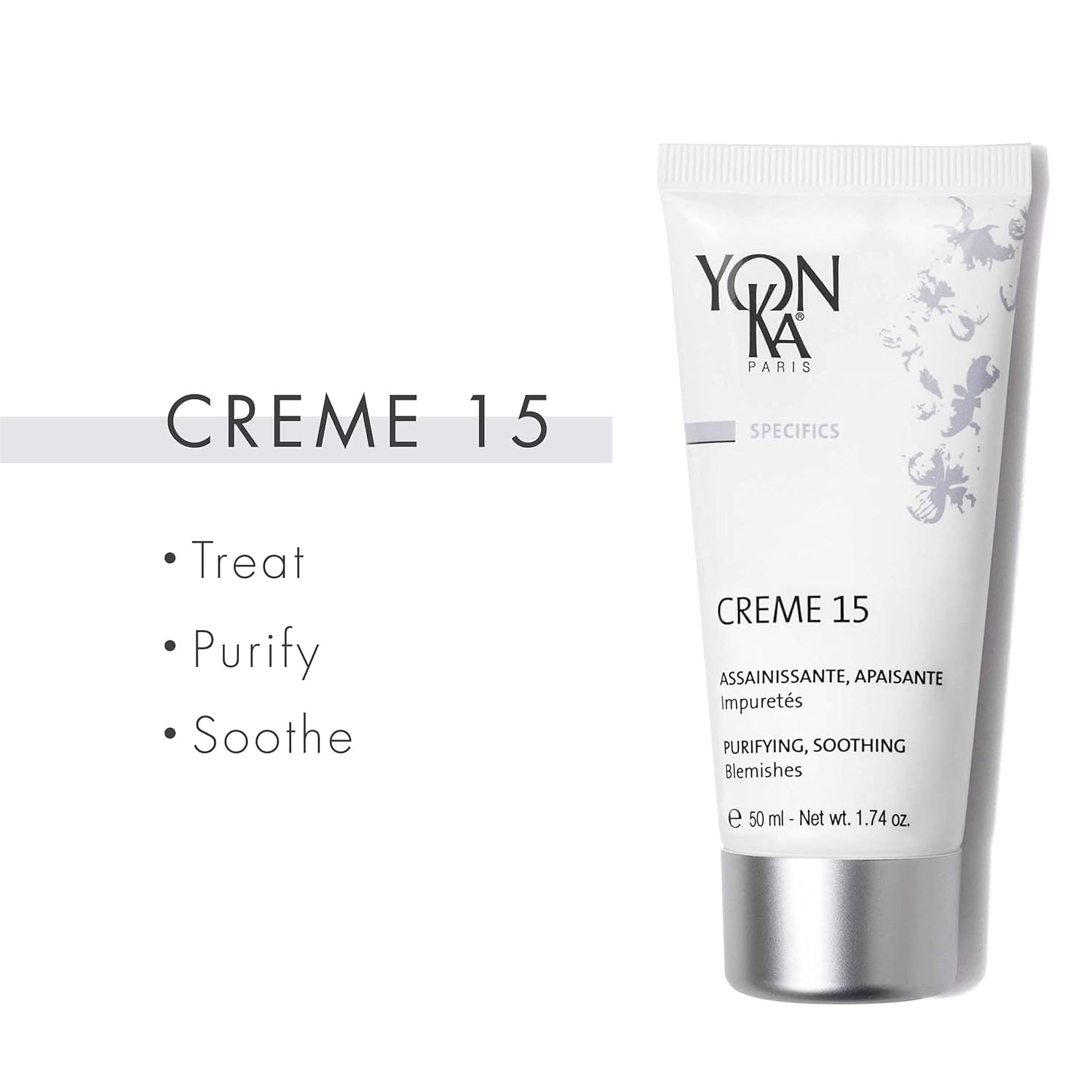 Foto 4 pulgar | Tratamiento Yonka Creme 15, Purificante Y Calmante Para Imperfecciones, 50 Ml - Venta Internacional.