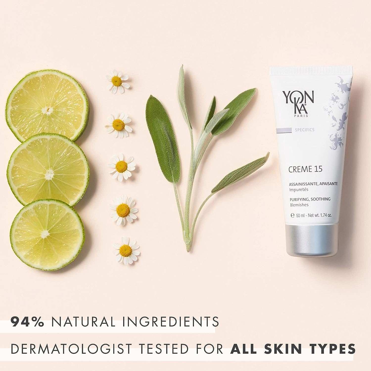 Foto 7 pulgar | Tratamiento Yonka Creme 15, Purificante Y Calmante Para Imperfecciones, 50 Ml - Venta Internacional.