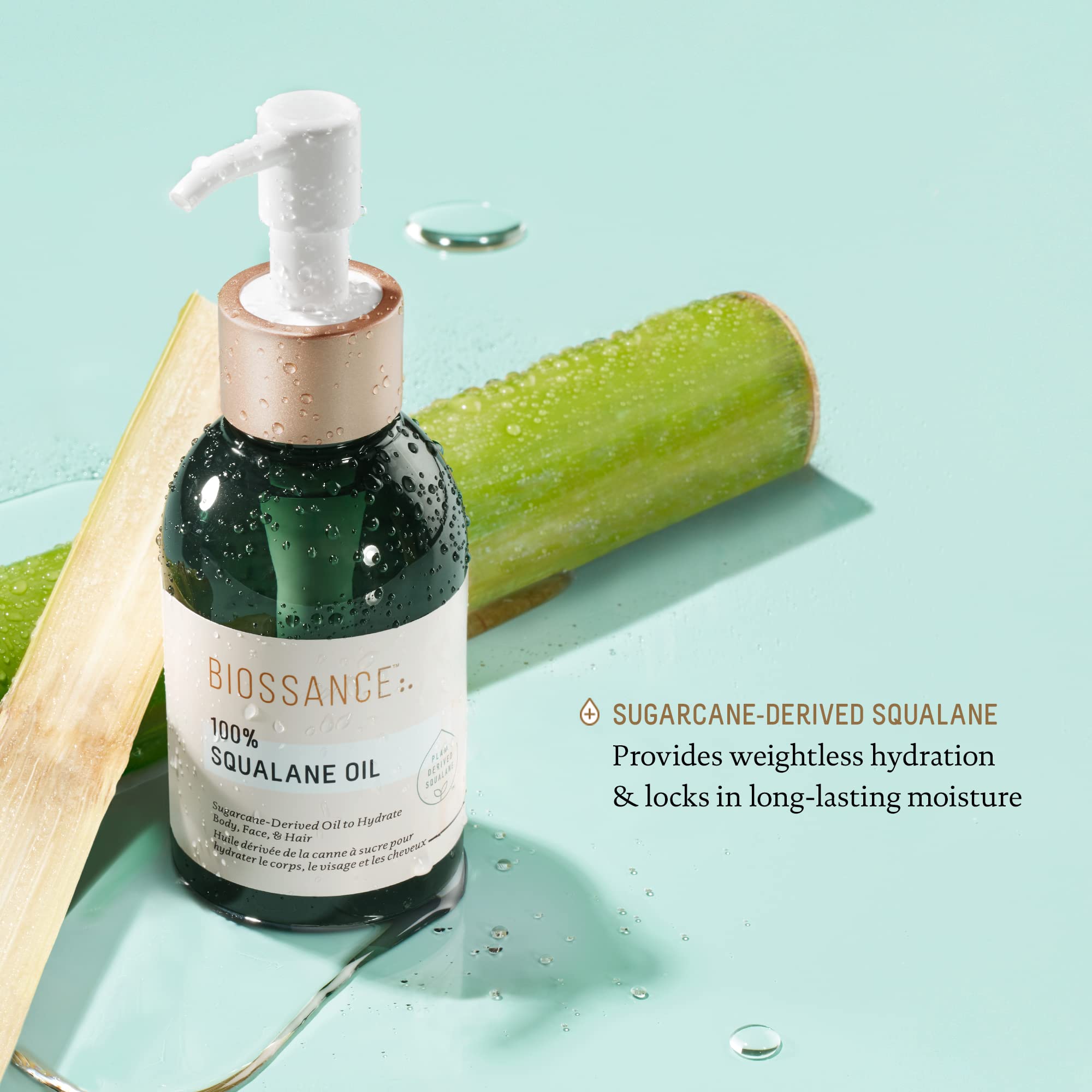 Foto 7 | Aceite Biossance 100% Escualano Sostenible Para Uso Facial Y Corporal, 100 Ml - Venta Internacional.