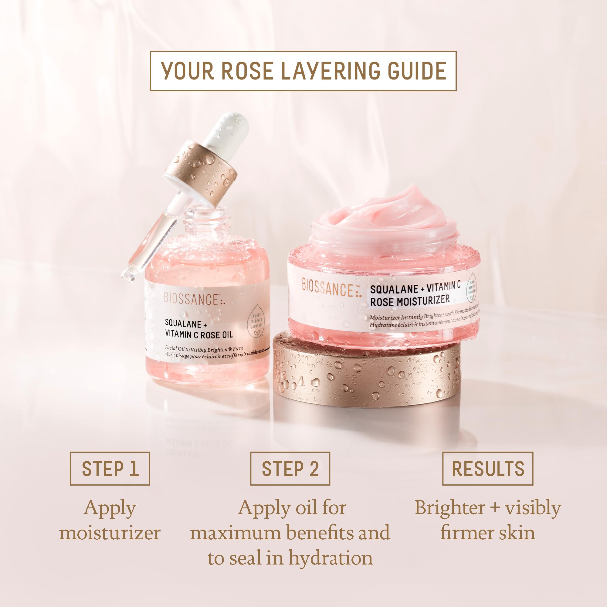 Foto 7 | Crema Hidratante Biossance Squalane + Vitamina C Rosa 50 Ml - Venta Internacional.