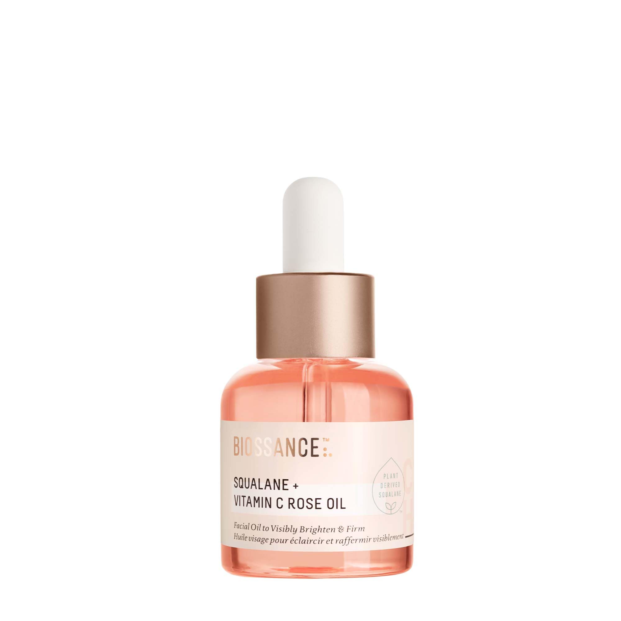 Aceite Biossance Mini Squalane + Vitamina C Rose Reafirmante - Venta Internacional.