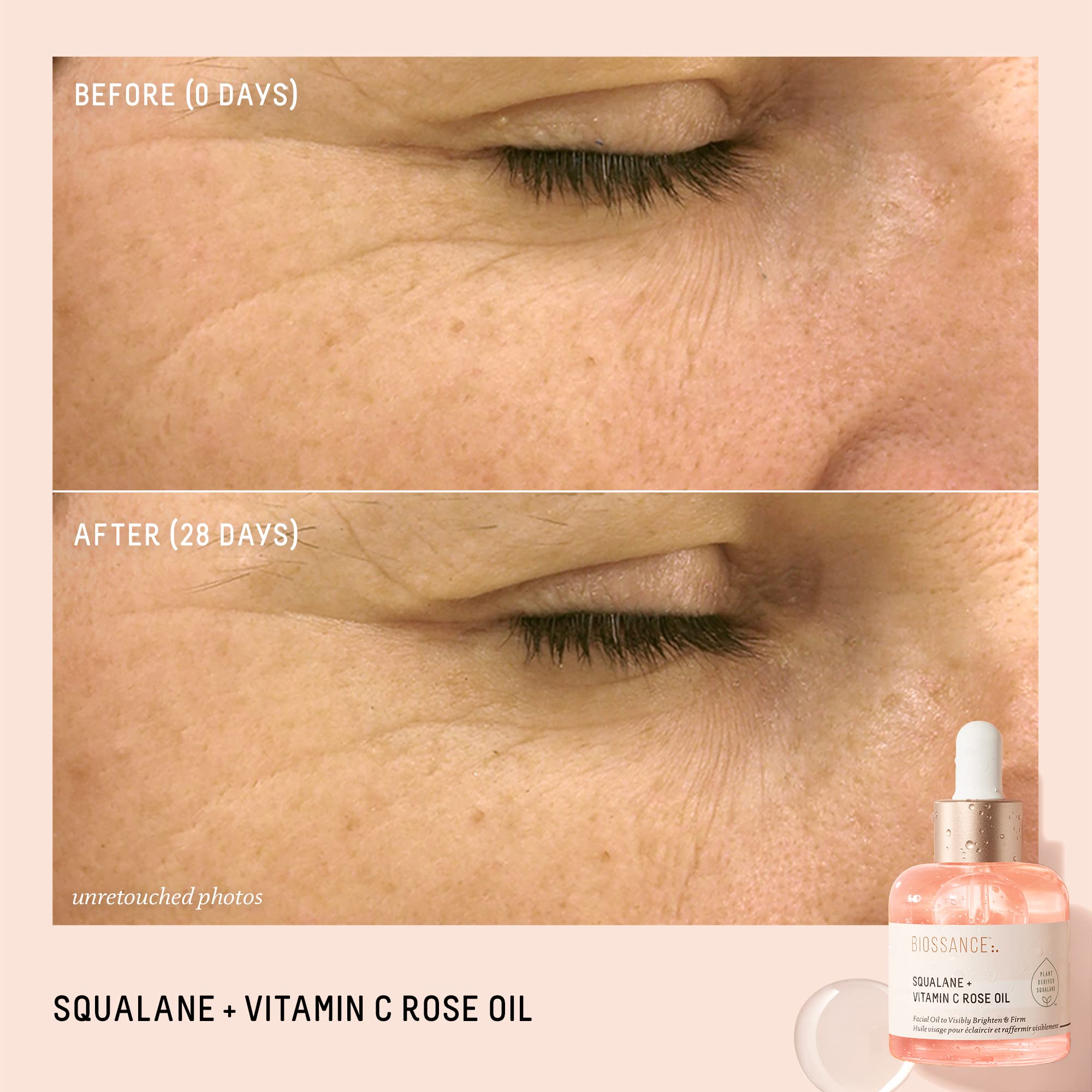 Foto 3 pulgar | Aceite Biossance Mini Squalane + Vitamina C Rose Reafirmante - Venta Internacional.