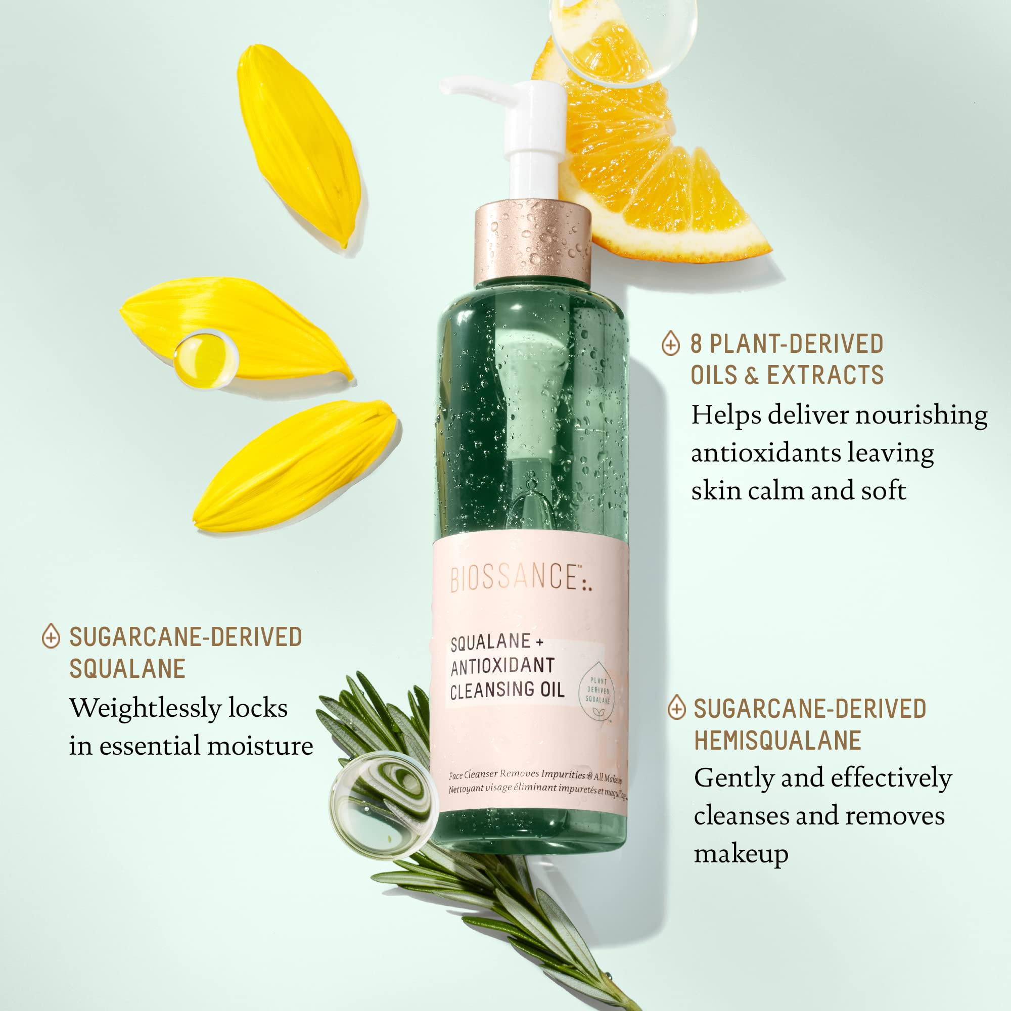 Foto 4 pulgar | Aceite Limpiador Biossance Squalane + Antioxidante 200 Ml - Venta Internacional.