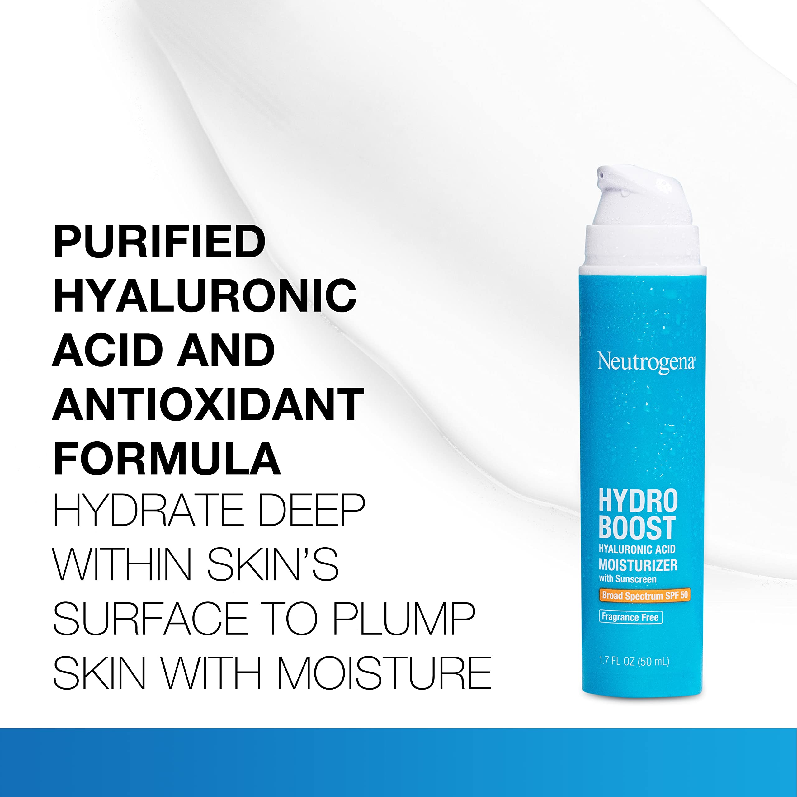 Foto 3 pulgar | Crema Hidratante Neutrogena Hydro Boost Hyaluronic SPF 50 50 ml - Venta Internacional