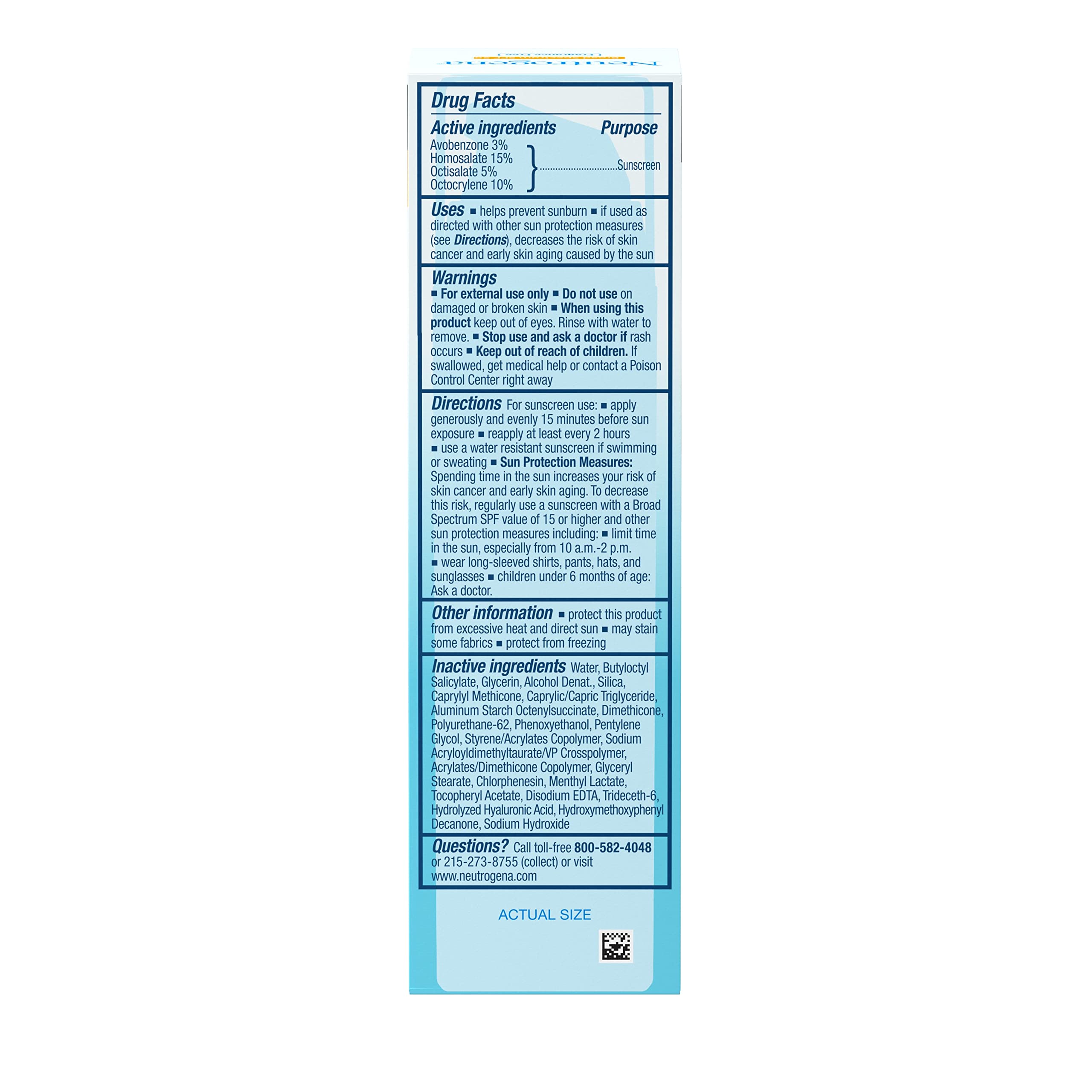 Foto 8 pulgar | Crema Hidratante Neutrogena Hydro Boost Hyaluronic SPF 50 50 ml - Venta Internacional