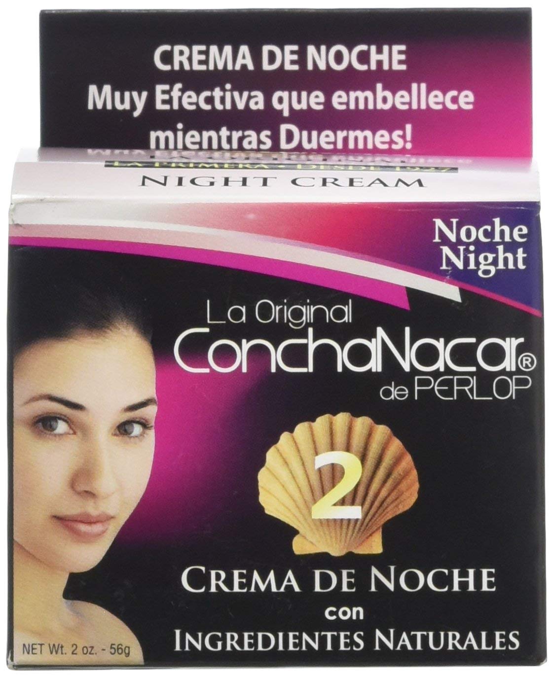 Foto 3 pulgar | Crema De Noche Concha Nacar No.2 60ml - Venta Internacional.