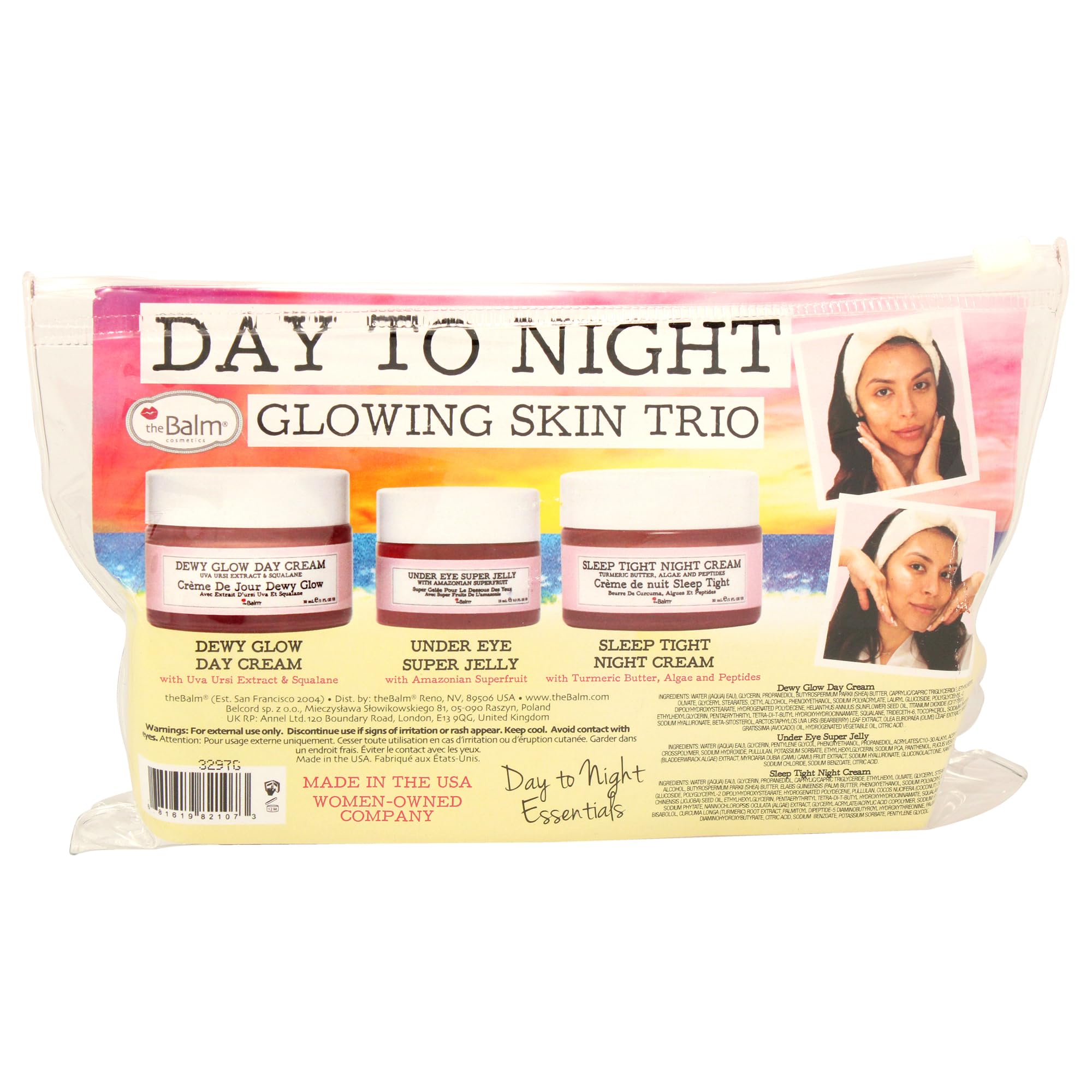 Foto 8 pulgar | Set de Cuidado de la Piel Thebalm Day To Night Glowing Skin Trio - Venta Internacional