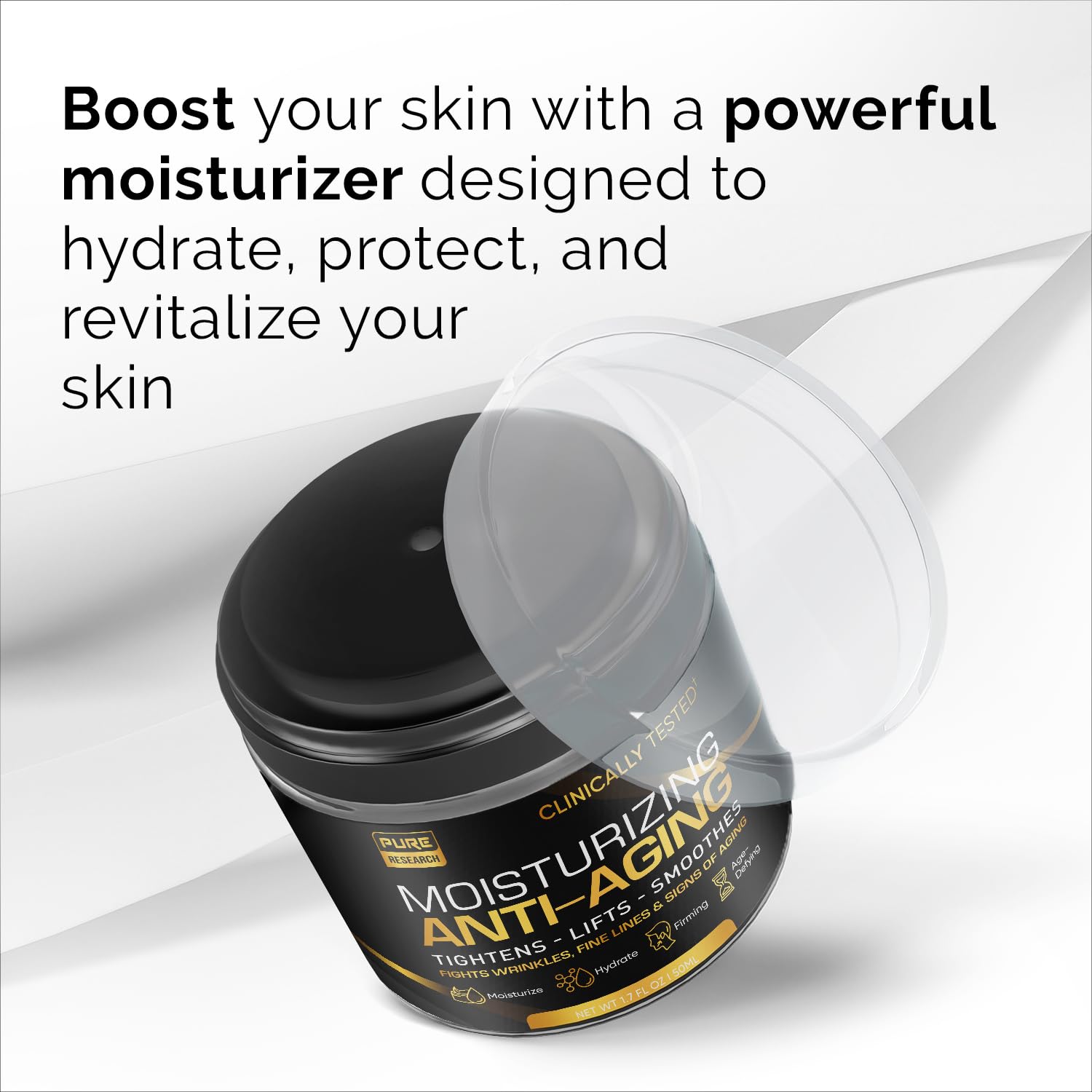 Foto 5 pulgar | Crema Hidratante Pure Research Antiedad 50 Ml Para Hombre - Venta Internacional.