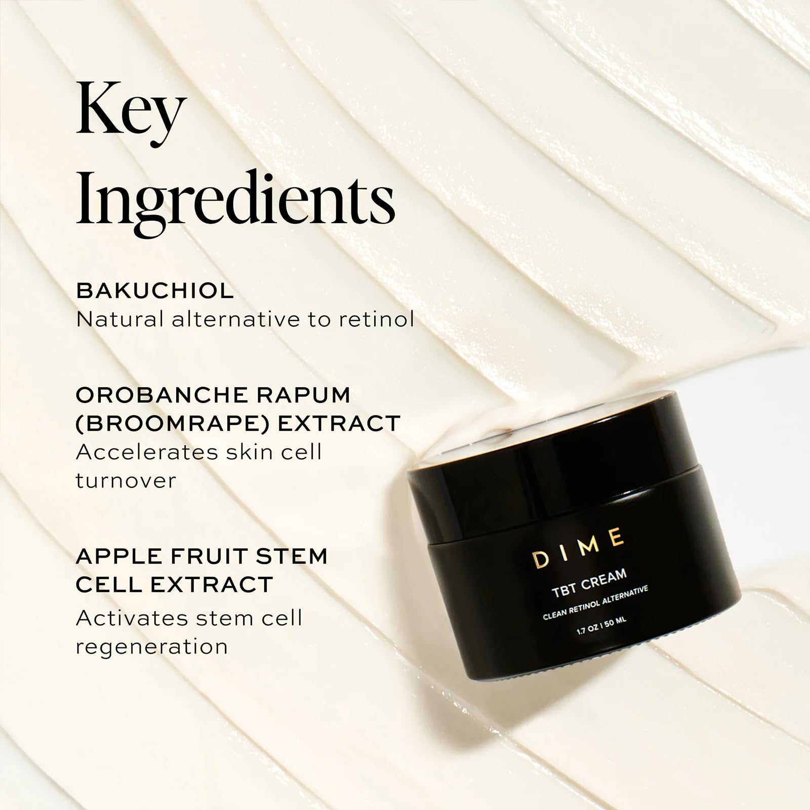 Foto 6 pulgar | Crema Dime Beauty Tbt Antienvejecimiento Con Bakuchiol 50 Ml - Venta Internacional.