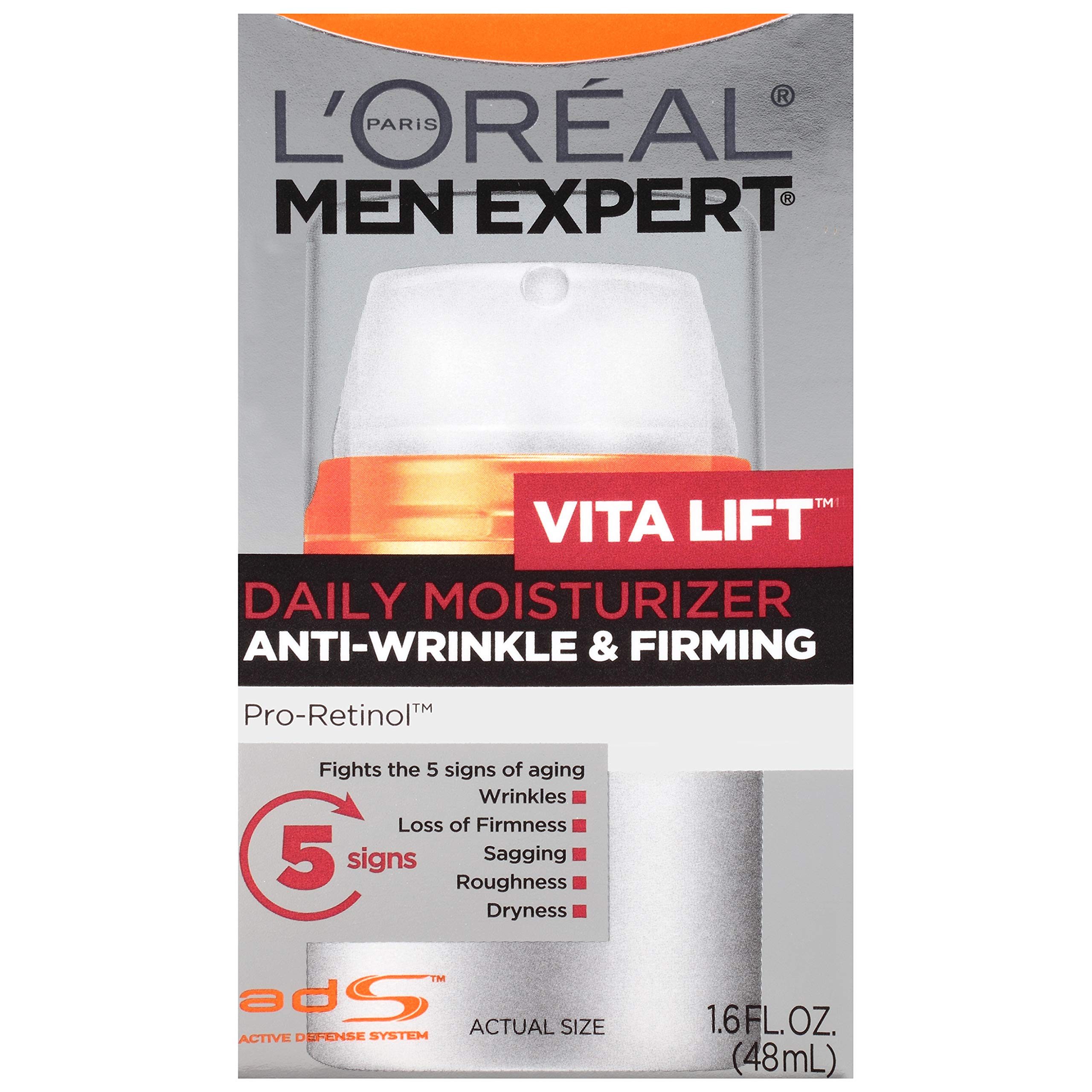 Crema Hidratante L'oreal Paris Men Expert Vitalift, Antiarrugas, 50 Ml - Venta Internacional.