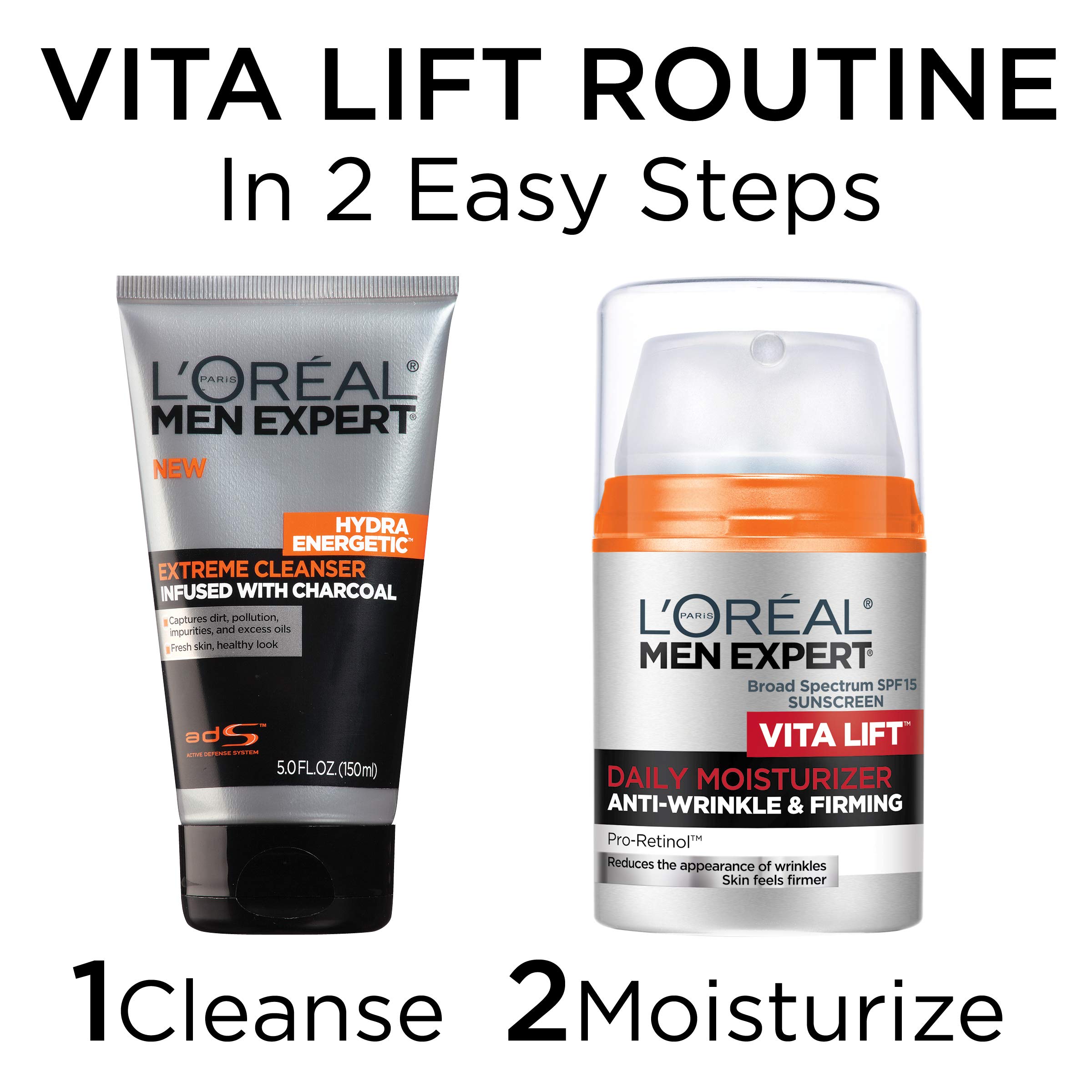Foto 6 pulgar | Crema Hidratante L'oreal Paris Men Expert Vitalift, Antiarrugas, 50 Ml - Venta Internacional.