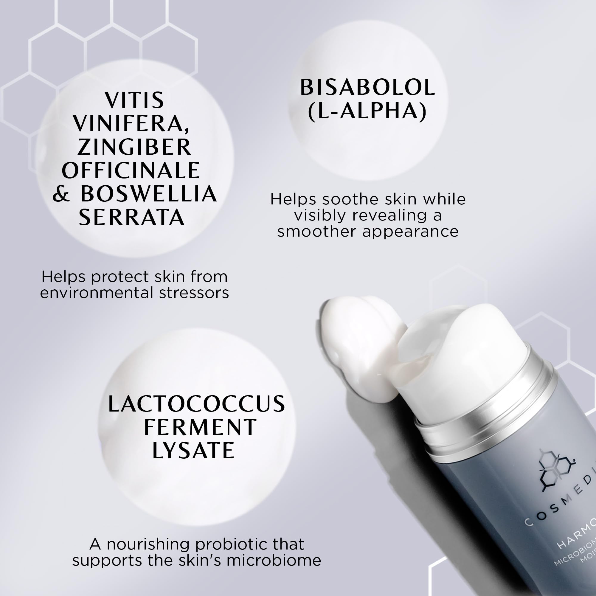 Foto 4 pulgar | Crema Hidratante Cosmedix Harmonize Microbiome Boosting 55 Ml - Venta Internacional.