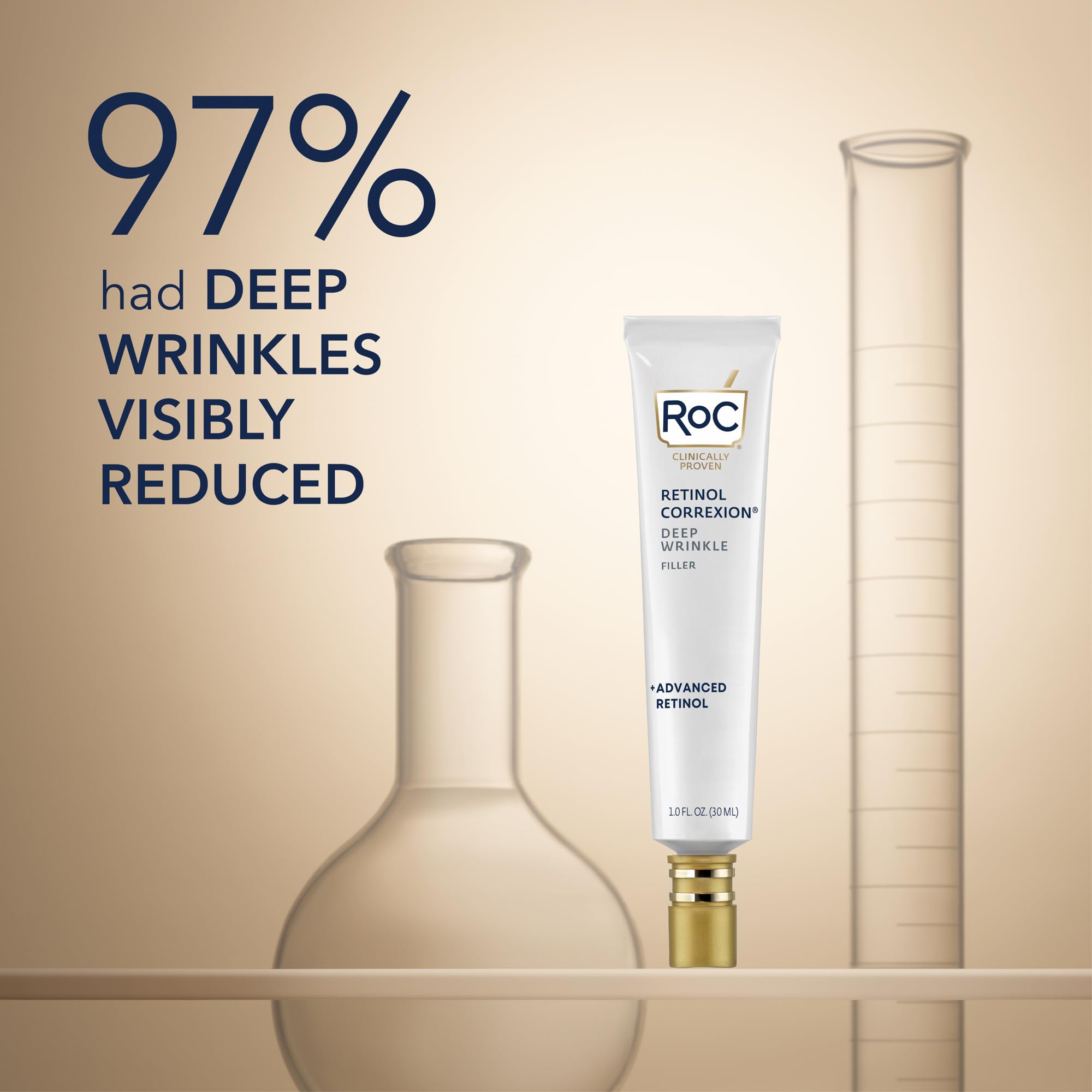 Foto 3 pulgar | Relleno Facial Roc Retinol Correxion Deep Wrinkle 30 Ml - Venta Internacional.