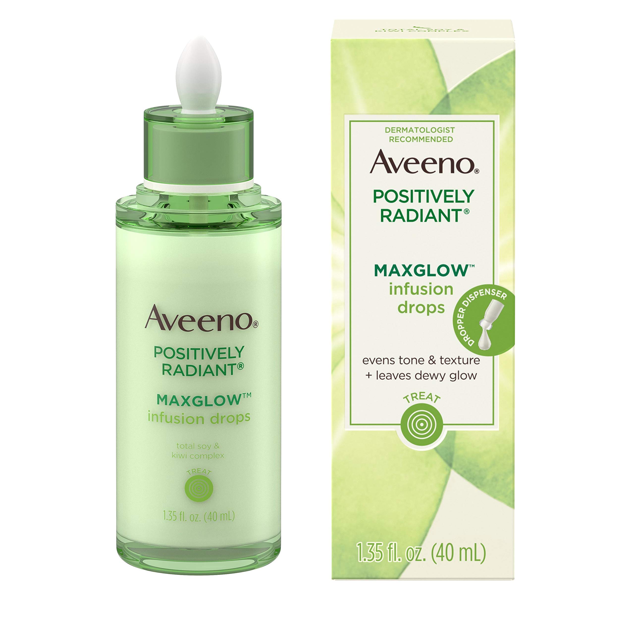 Foto 3 pulgar | Sérum Facial Hidratante Aveeno Positively Radiant 40 Ml - Venta Internacional.