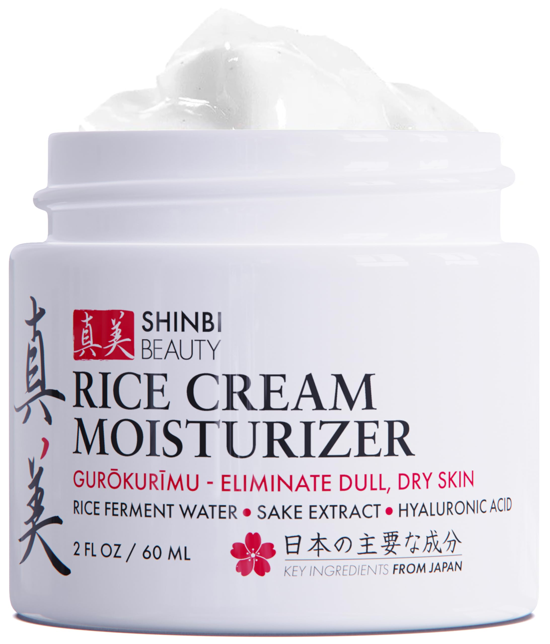 Crema Hidratante De Arroz Shinbi Beauty Con Fermento De Arroz, 60 Ml - Venta Internacional.