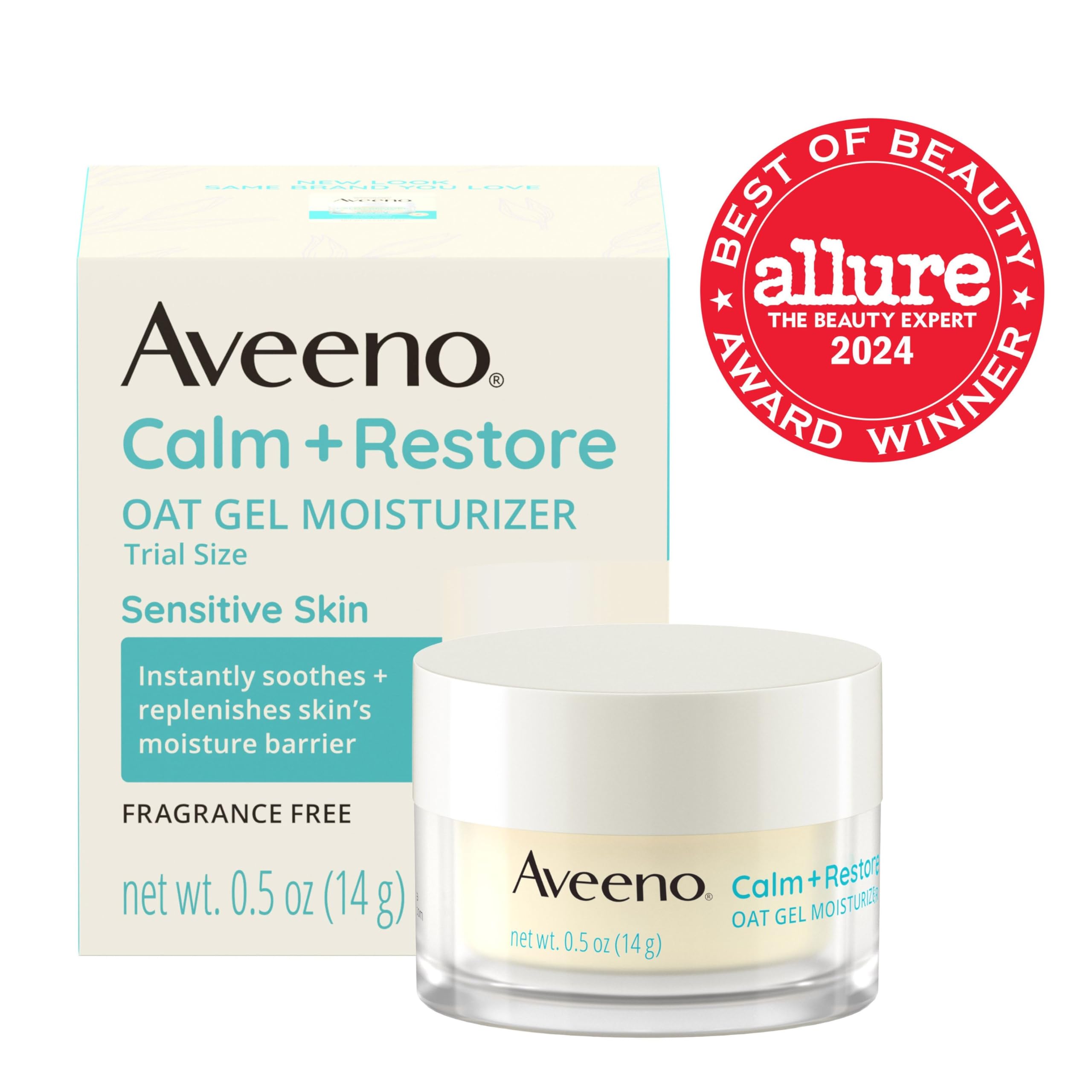 Foto 3 pulgar | Hidratante Facial Aveeno Calm + Restore Avena Gel 15 Ml - Venta Internacional.