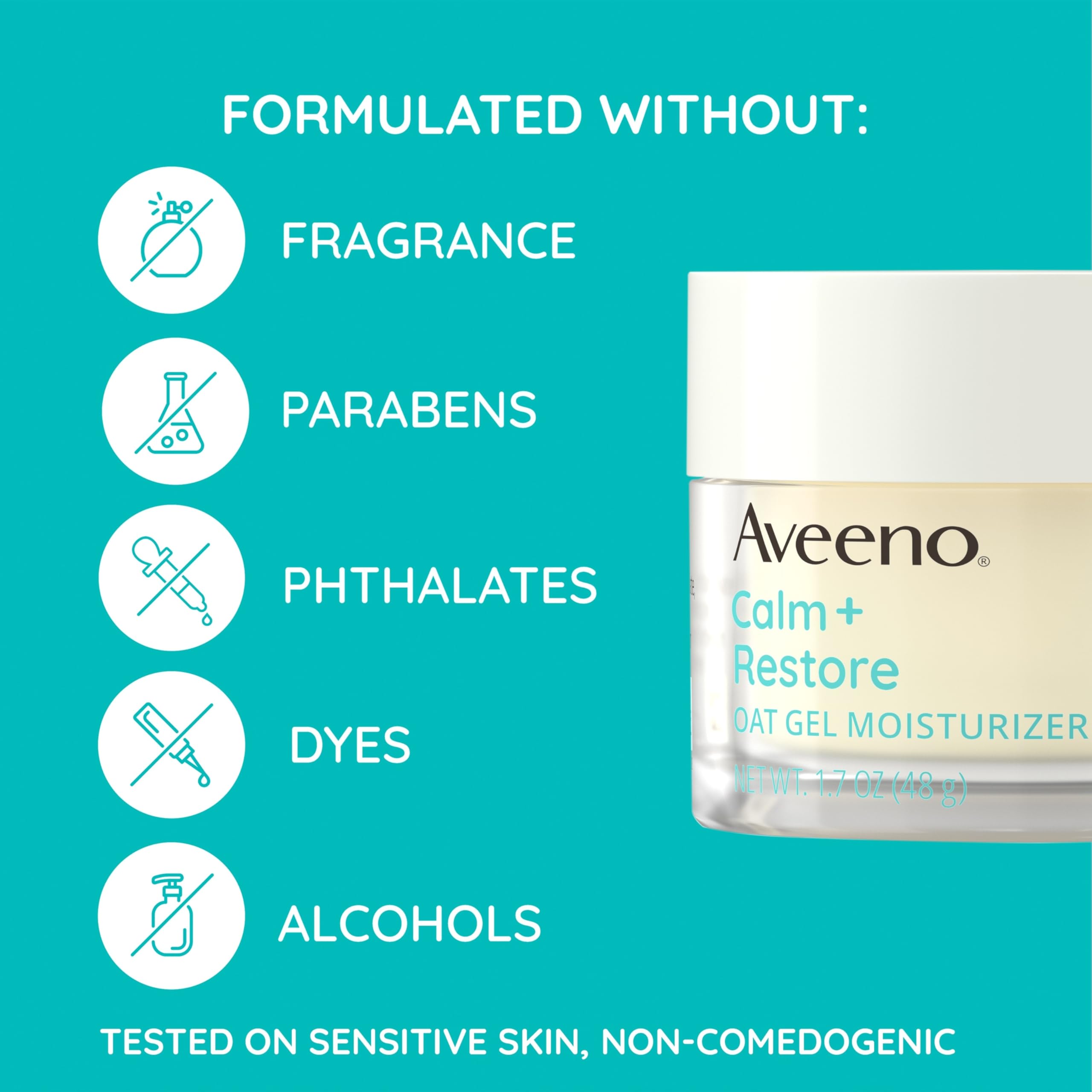 Foto 8 pulgar | Hidratante Facial Aveeno Calm + Restore Avena Gel 15 Ml - Venta Internacional.