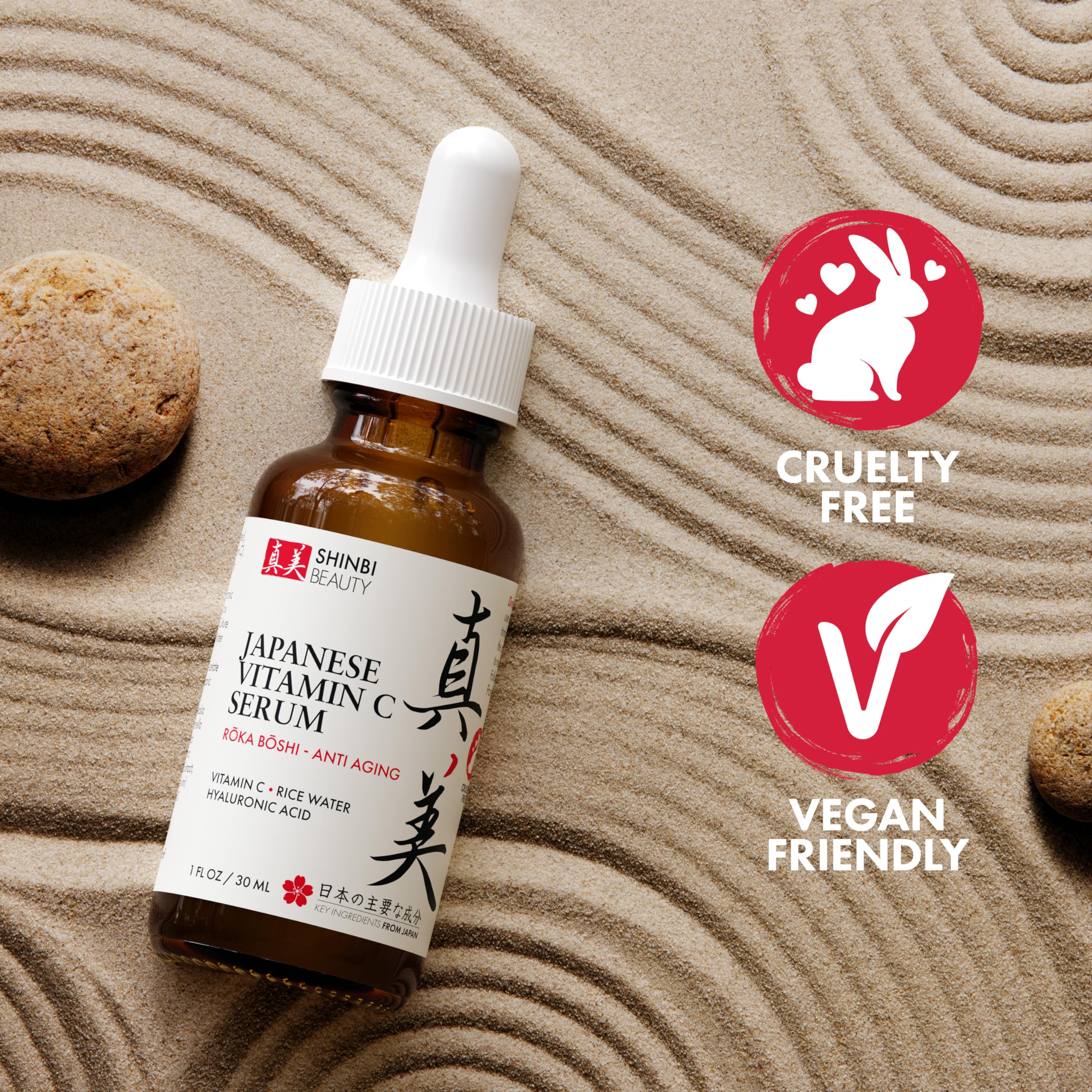 Foto 5 pulgar | Sérum Shinbi Beauty Japanese Vitamina C Con Agua De Arroz 30 Ml - Venta Internacional.
