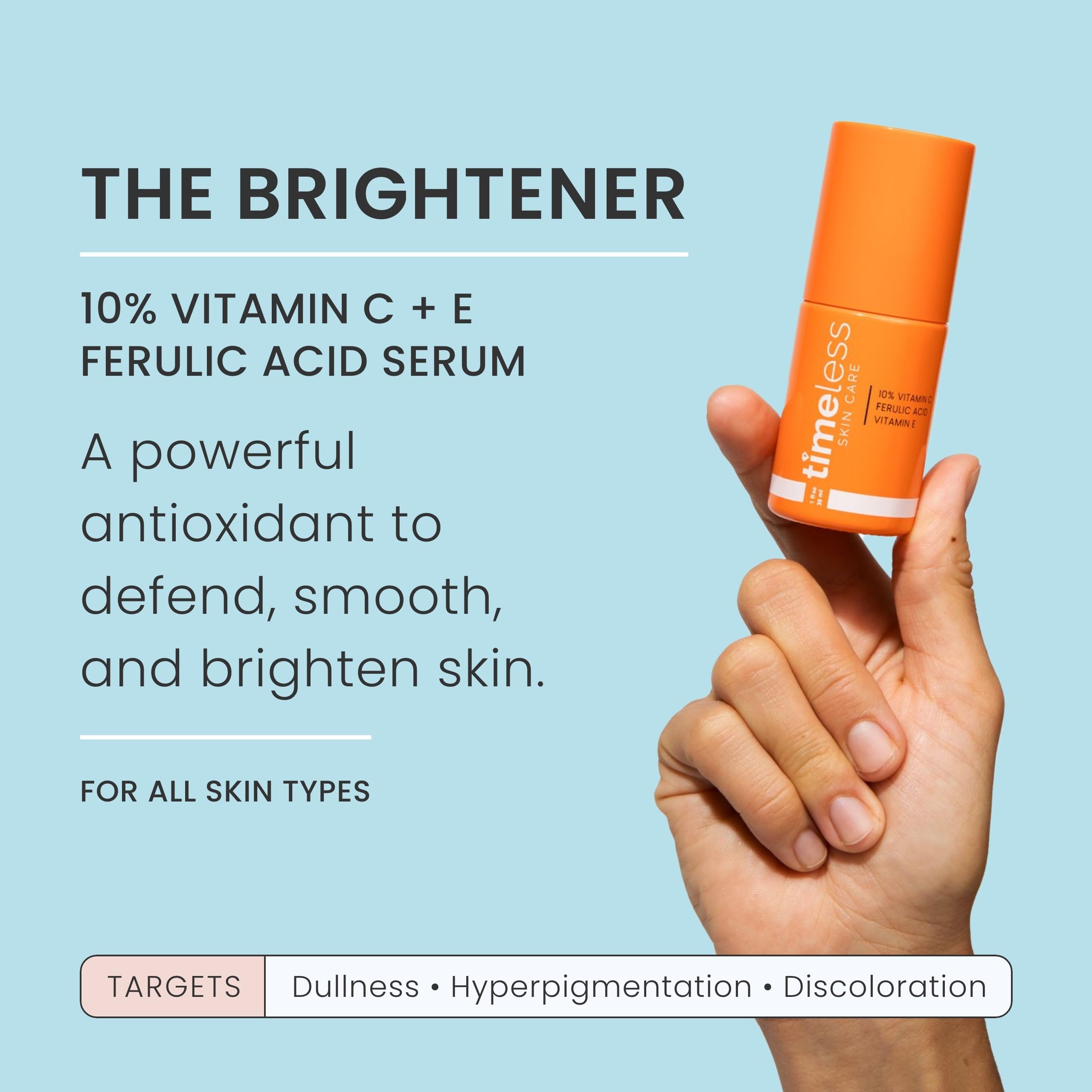 Foto 3 pulgar | Sérum Timeless Skin Care Con Vitamina C 10% Con Vitamina E Y Ácido Ferúlico - Venta Internacional.