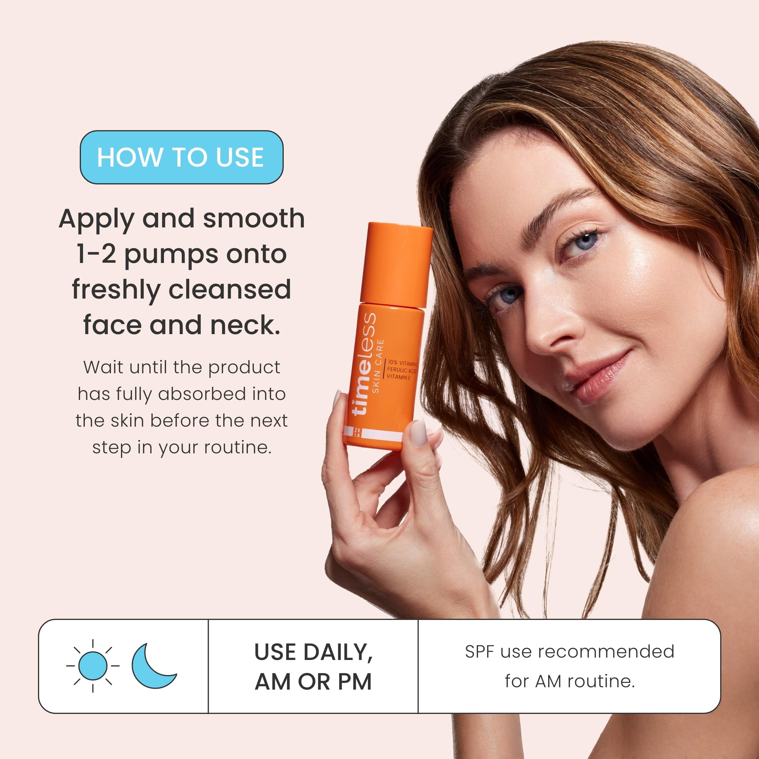 Foto 6 pulgar | Sérum Timeless Skin Care Con Vitamina C 10% Con Vitamina E Y Ácido Ferúlico - Venta Internacional.