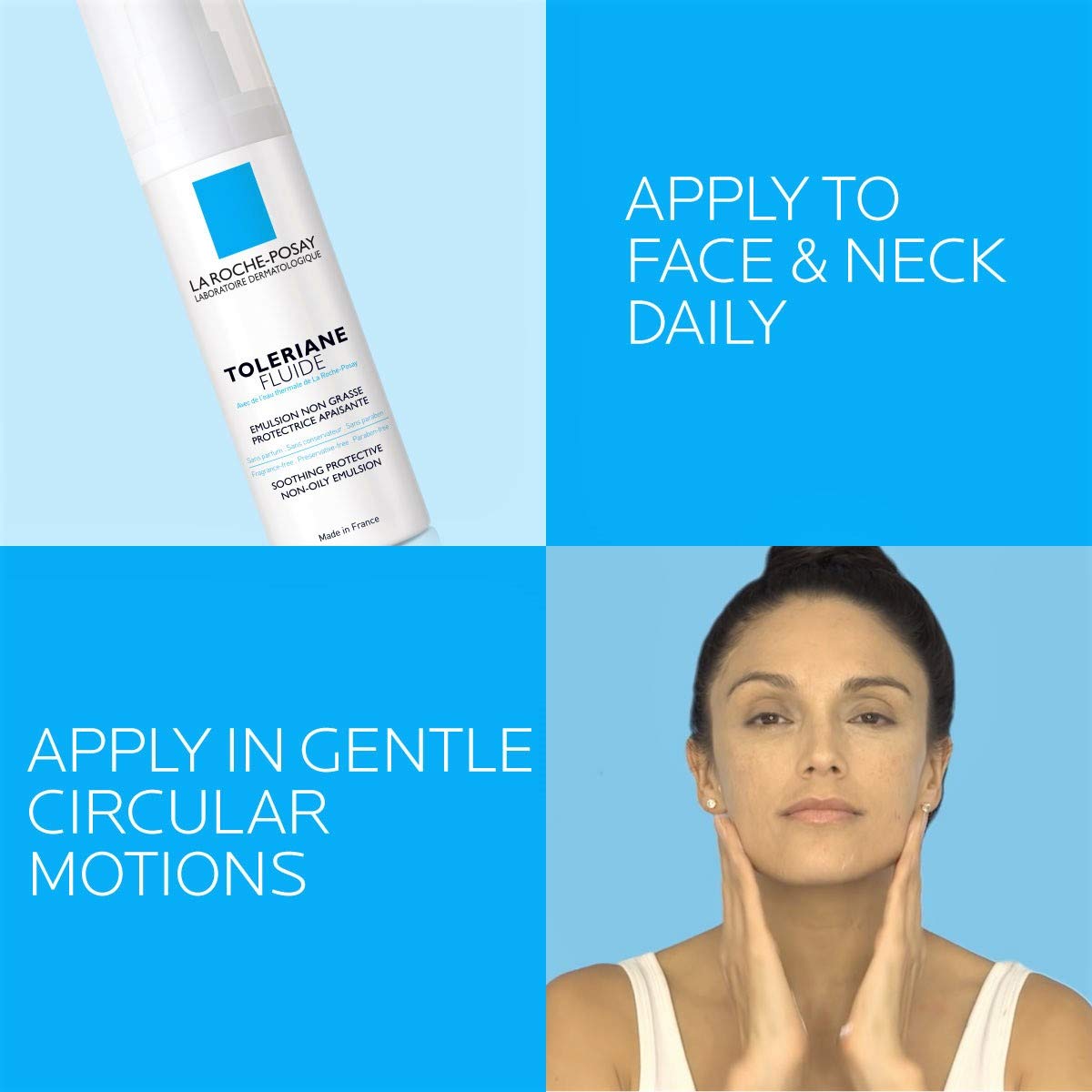 Foto 6 pulgar | Crema Hidratante La Roche-posay Toleriane Sensitive Fluide - Venta Internacional.