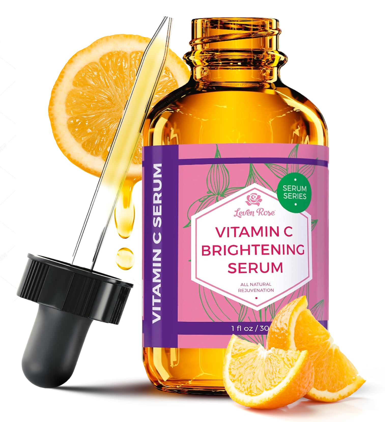 Eliminador De Manchas Oscuras Serum Leven Rose Con Vitamina C, 30 Ml - Venta Internacional.