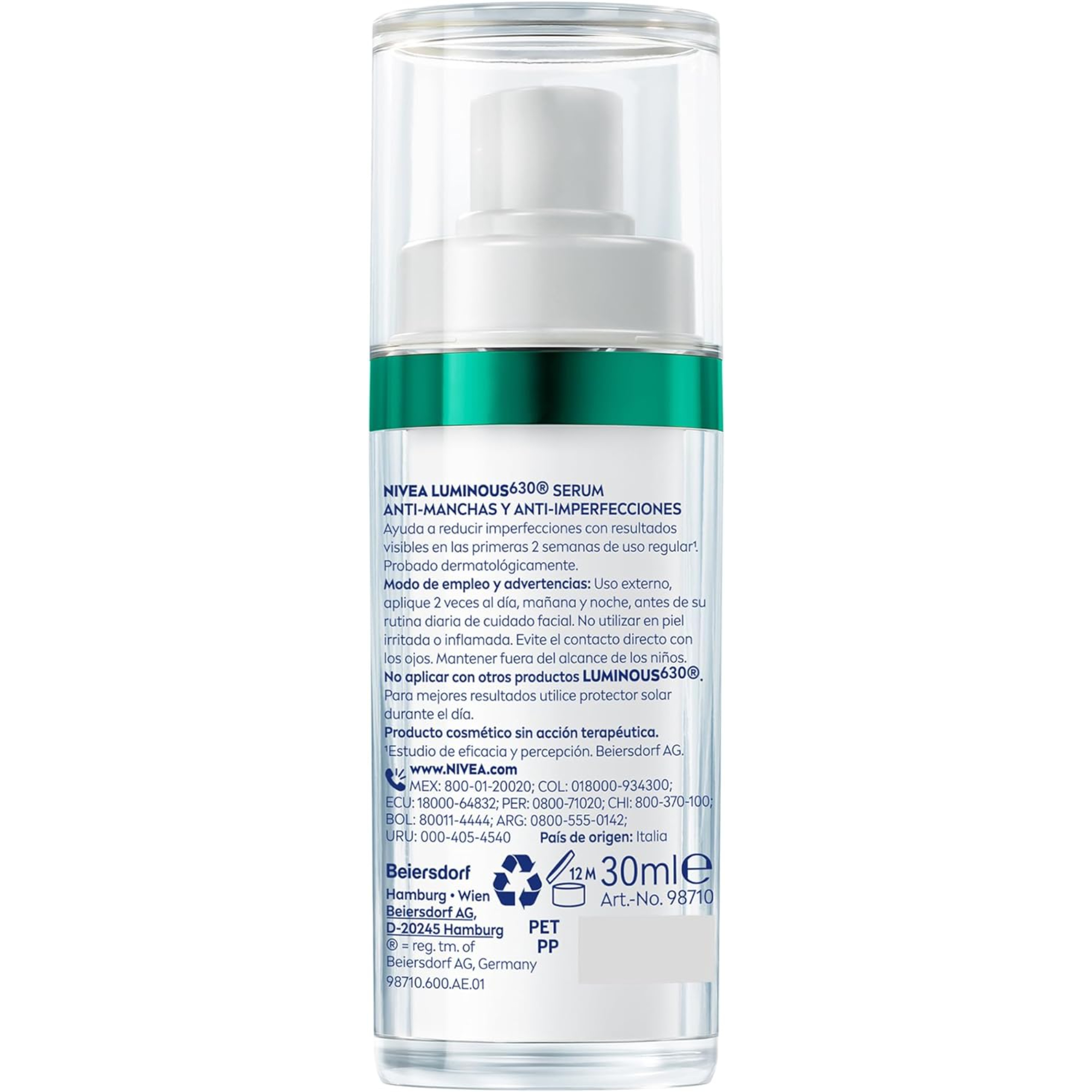 Foto 4 | Serum Facial Anti-imperfecciones Nivea Luminous630 30ml