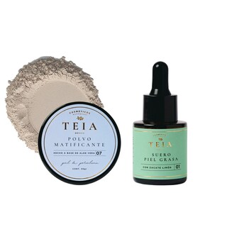 Foto 1 | Kit Teia Cosméticos Dúo Control Piel Grasa Suero Piel Grasa + Polvo Matificante