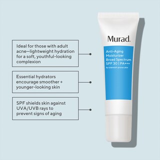Foto 2 | Crema Hidratante Murad Antienvejecimiento Para El Control Del Acné, Spf 30, 50 Ml - Venta Internacional.
