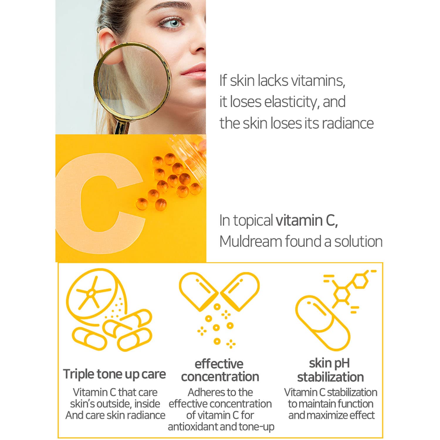 Foto 5 pulgar | Crema Facial Muldream Brightening Glow 50 Ml Vegan - Venta Internacional.