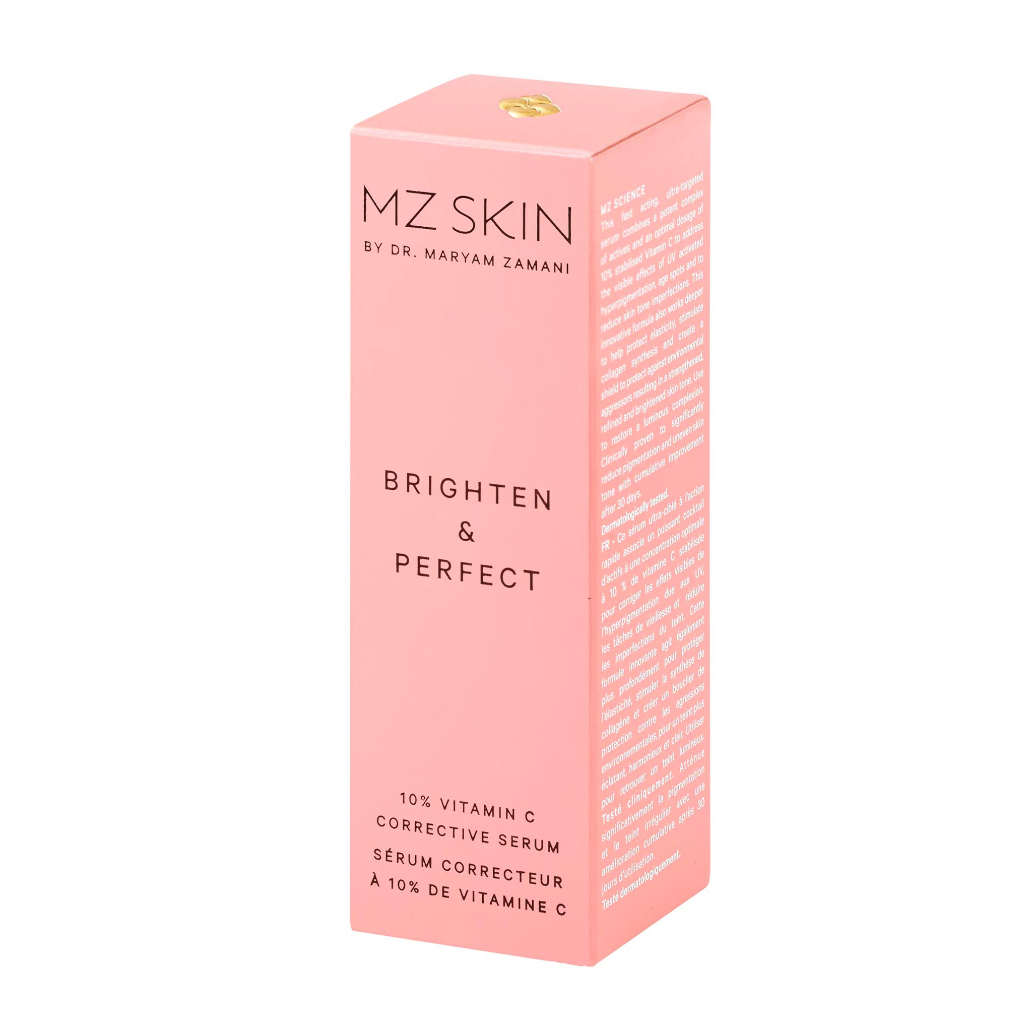 Foto 3 pulgar | Sérum Mz Skin Brighten & Perfect 10% De Vitamina C Vegano - Venta Internacional.