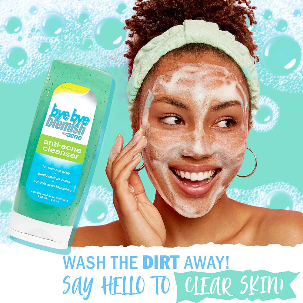 Foto 2 | Limpiador Antiacné Bye Bye Bye Para Pieles Sensibles Con Mentol, 240 Ml - Venta Internacional.
