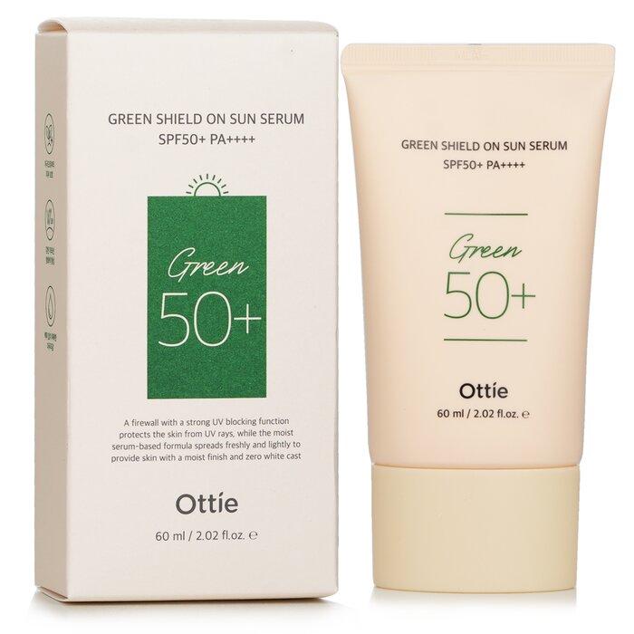 Sérum Solar Ottie Green Shield On Spf50+ Pa++++ Ultra Alto - Venta Internacional.