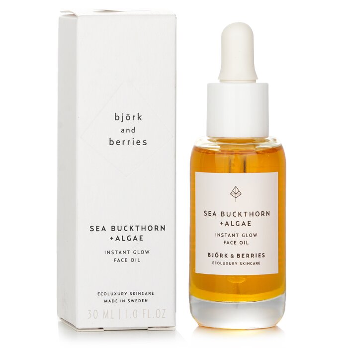 Aceite Facial Bjork & Berries Sea Buckthorn+ Algae Instant Glow - Venta Internacional.