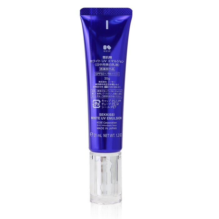 Foto 7 pulgar | Emulsión Facial Kose Sekkisei White Uv Spf50 31 Ml - Venta Internacional.