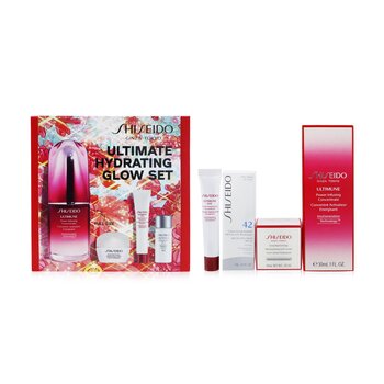 Set De Cuidado De La Piel Shiseido Ultimate Hydrating Glow Con Ultimune 30 - Venta Internacional.