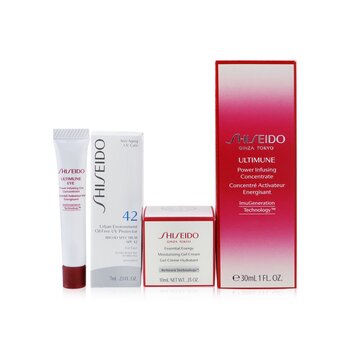 Foto 4 pulgar | Set De Cuidado De La Piel Shiseido Ultimate Hydrating Glow Con Ultimune 30 - Venta Internacional.