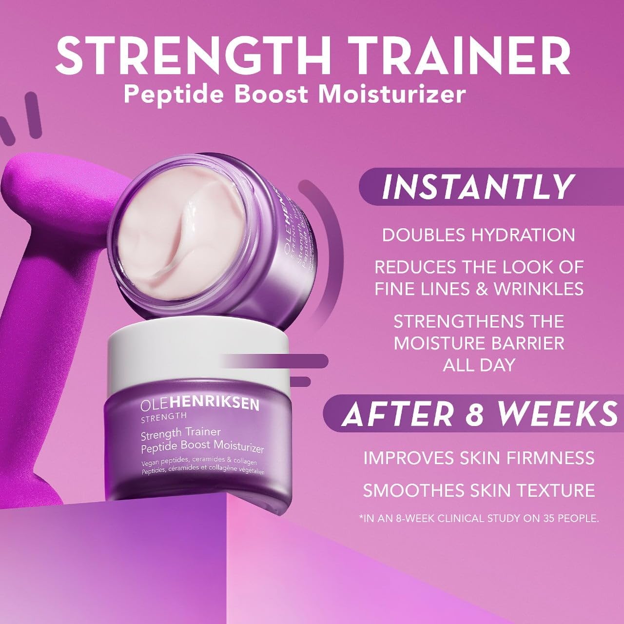 Foto 4 pulgar | Crema Hidratante Ole Henriksen Strenth Trainer Peptide Boost 50 Ml - Venta Internacional.