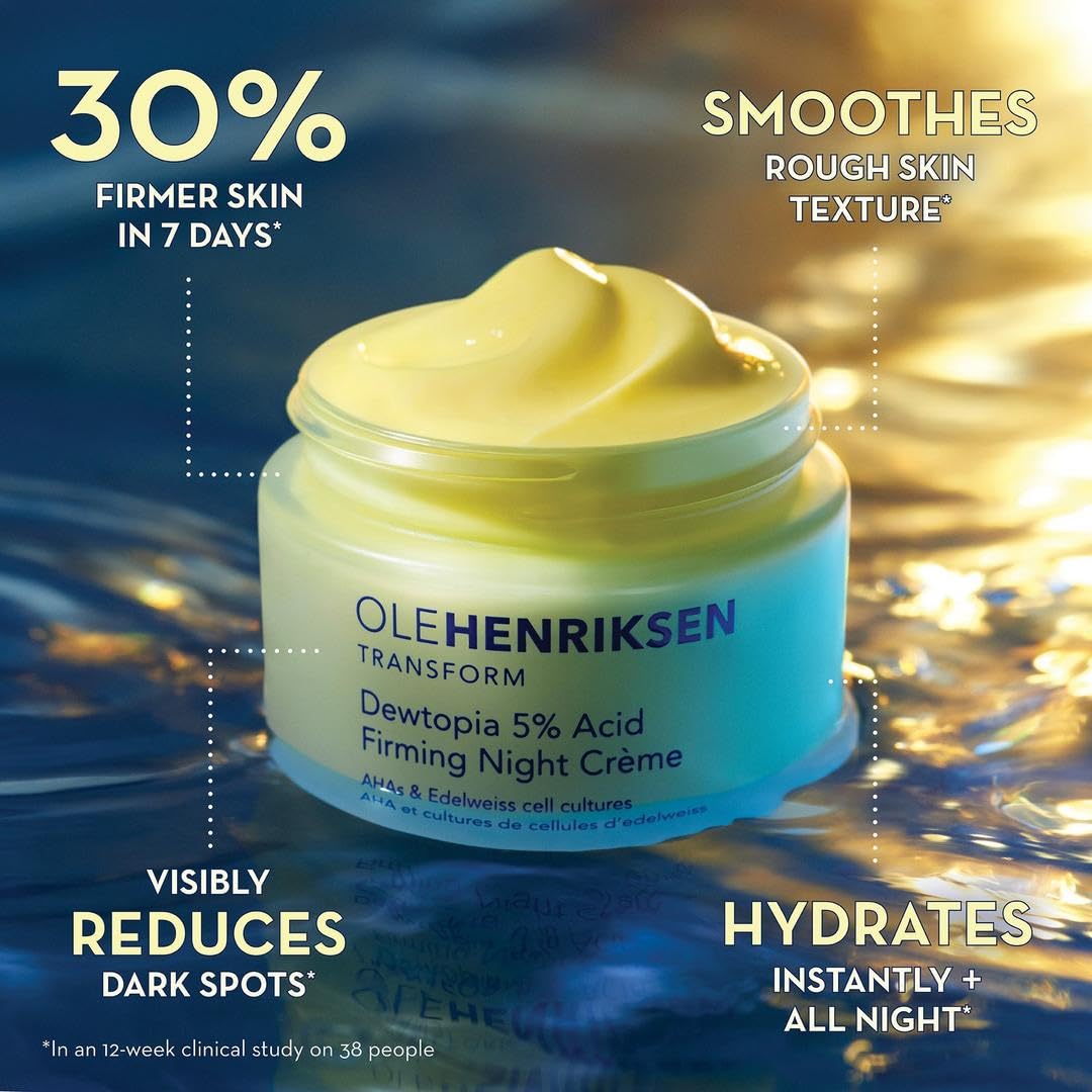 Foto 7 pulgar | Crema De Noche Ole Henriksen Dewtopia Reafirmante 50 Ml Con Aha - Venta Internacional.