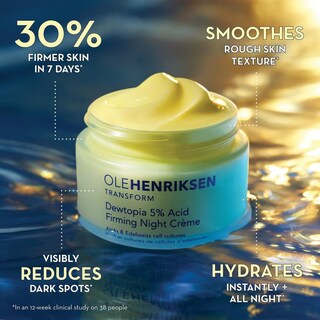 Foto 6 | Crema De Noche Ole Henriksen Dewtopia Reafirmante 50 Ml Con Aha - Venta Internacional.
