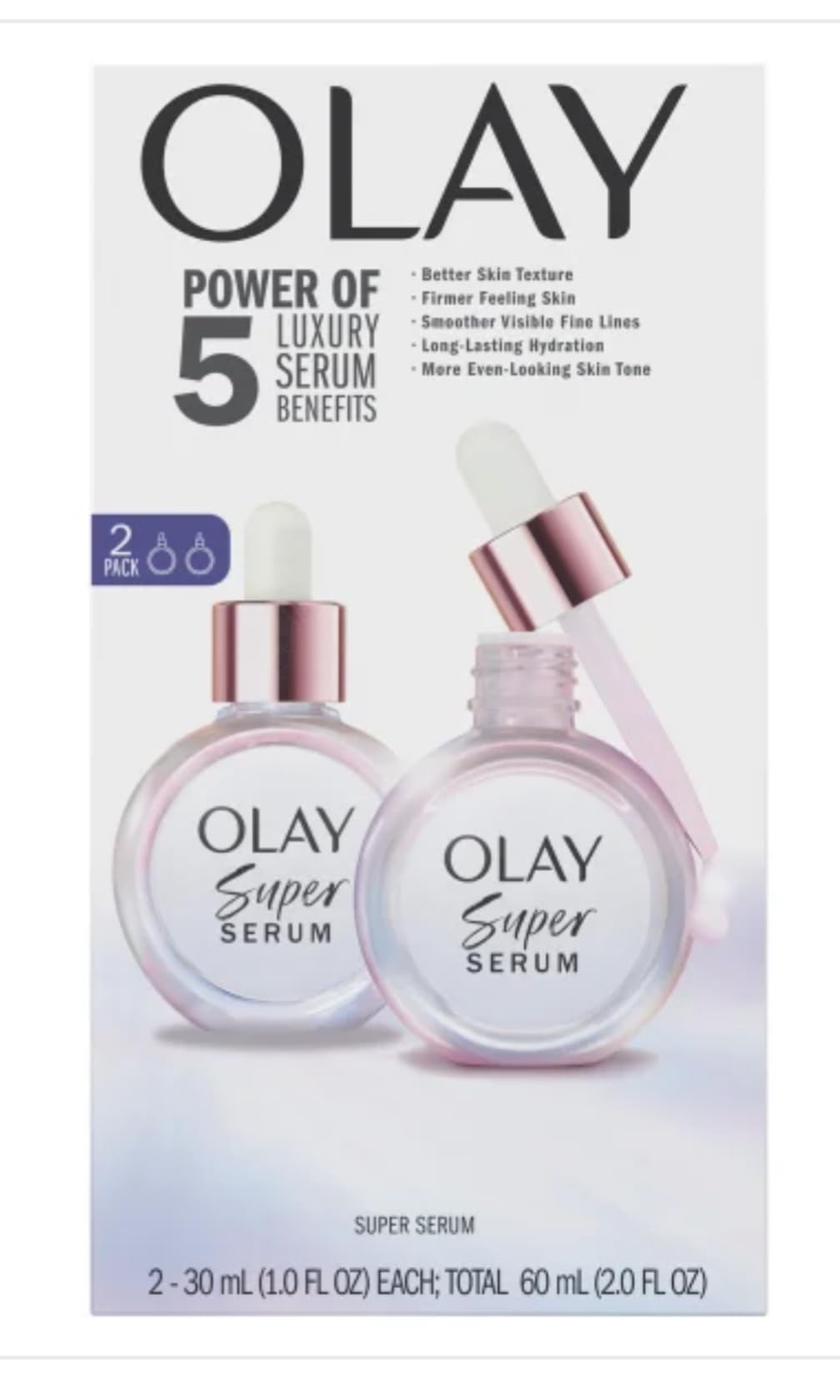 Foto 2 pulgar | Serum Olay Super Serum, 30 Ml, Paquete De 2 - Venta Internacional.