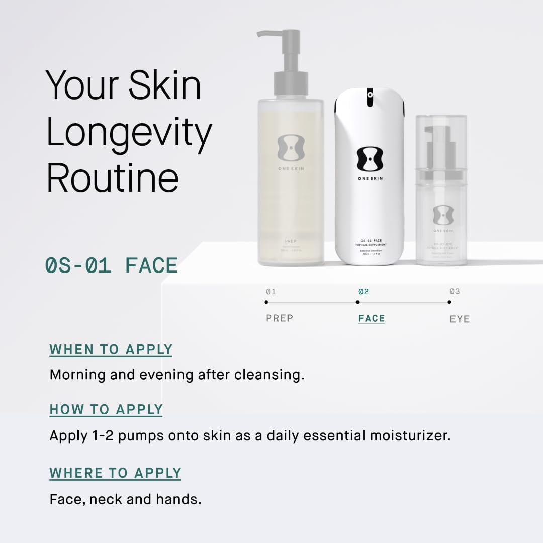 Foto 7 pulgar | Hidratante Oneskin Face Os-01 Peptide Skin Longevity - Venta Internacional.